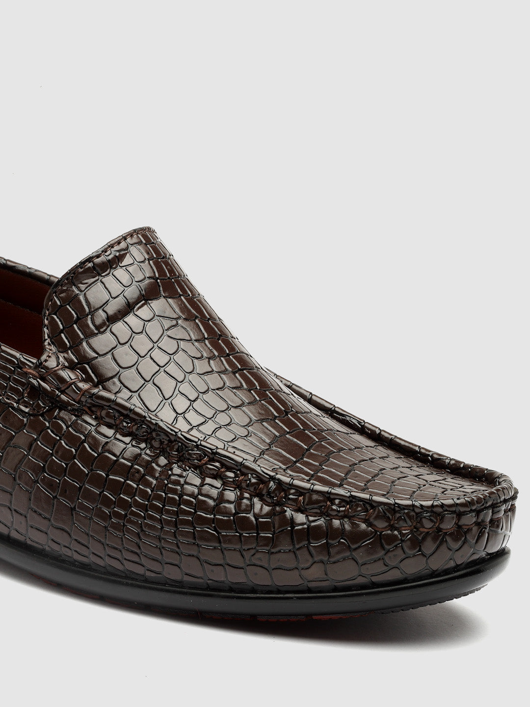 Dotcom DRIVE 131 Comfortable Stylish Snake Print Casual Loafers For Men
