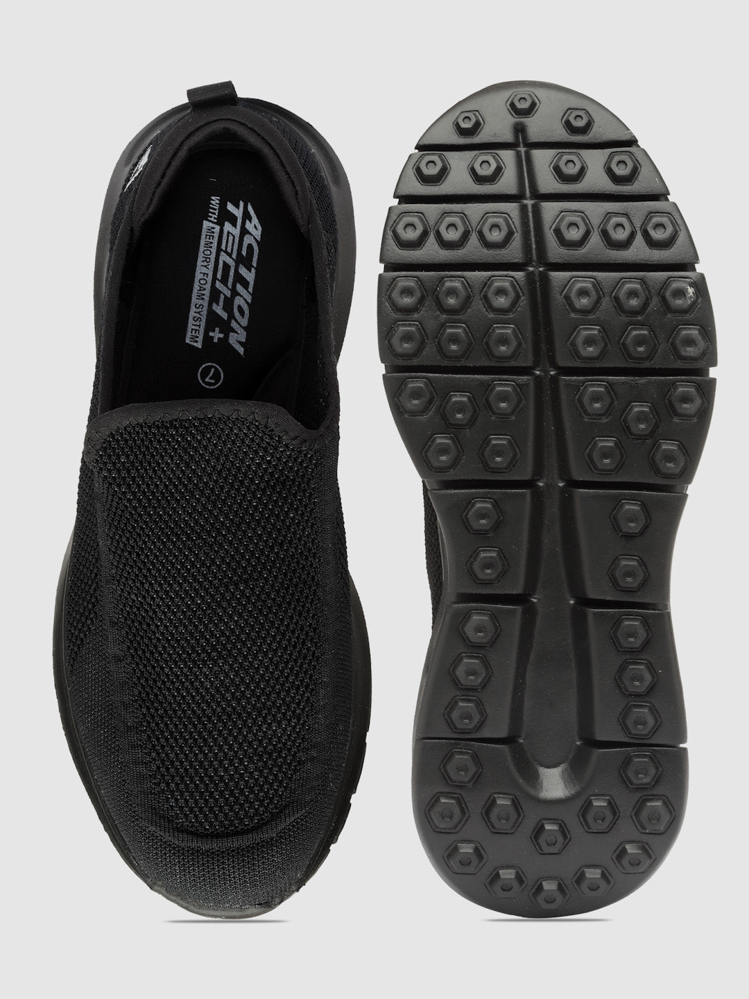 Action WALKER-987-BLACK Men Sports Shoes