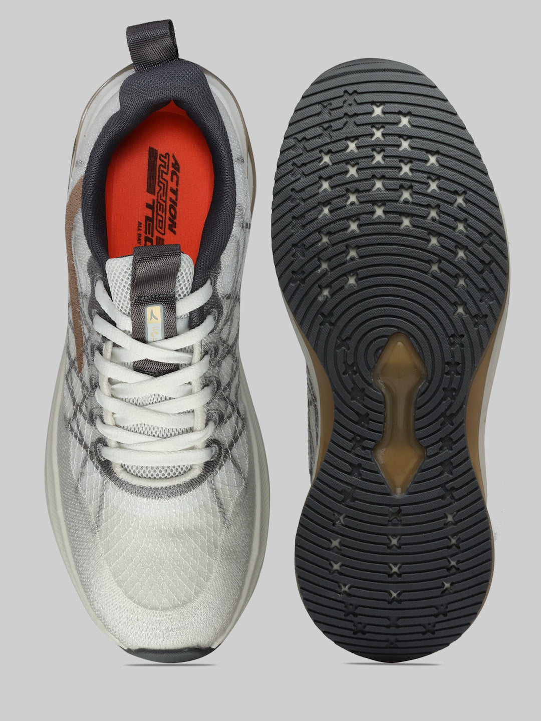 Action Athleo TURBO-1506 Men's Lace-Up Sports Running Shoes