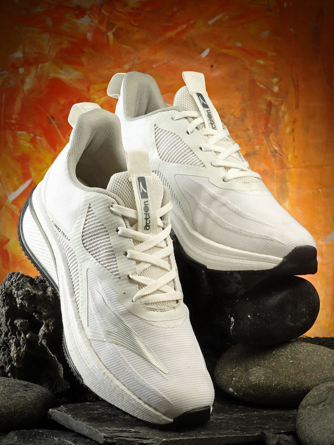 Action Athleo TURBO-901 Men's Lace-Up Sports Running Shoes