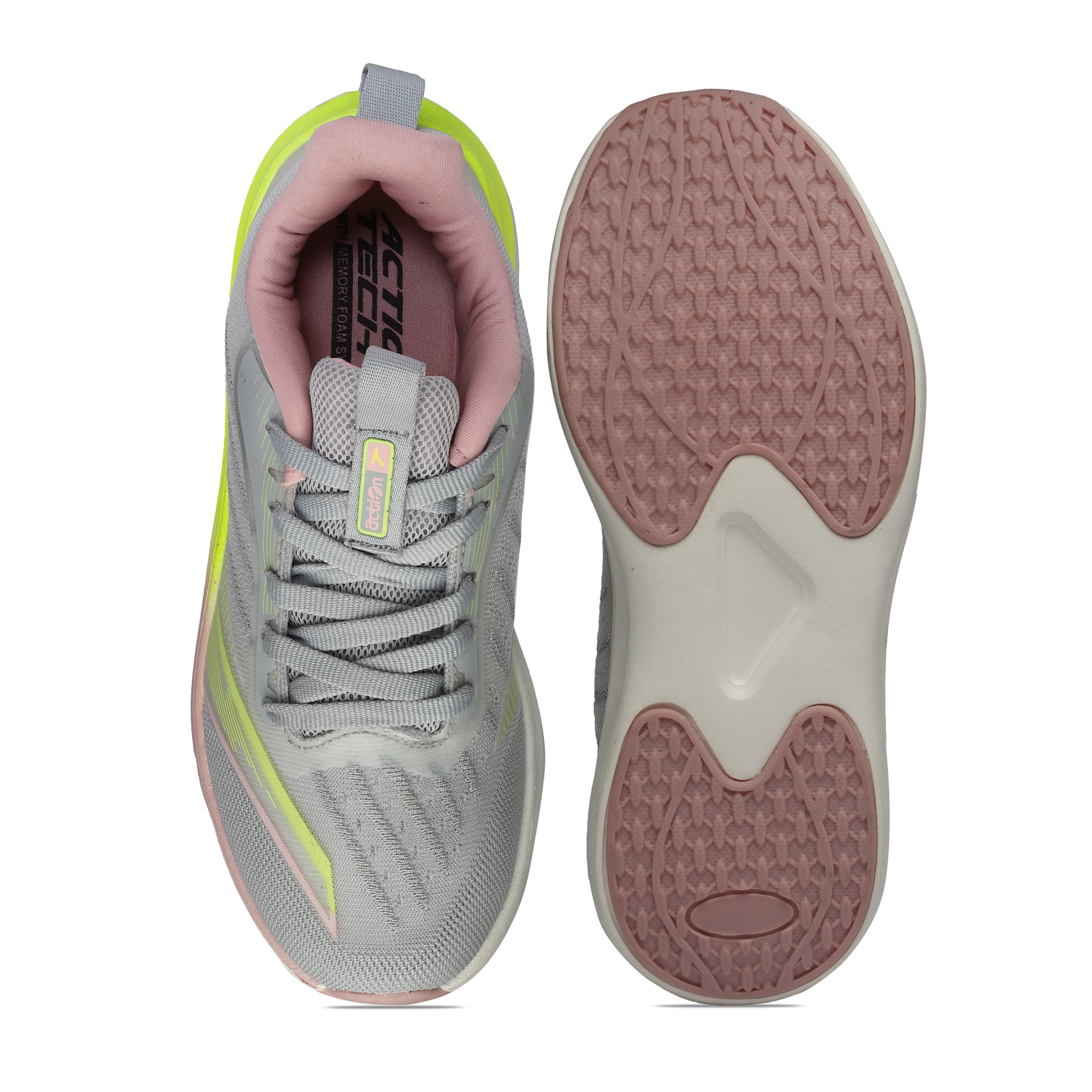 Action Athleo KIA-705 Women's Lace-Up Sports Running Shoes