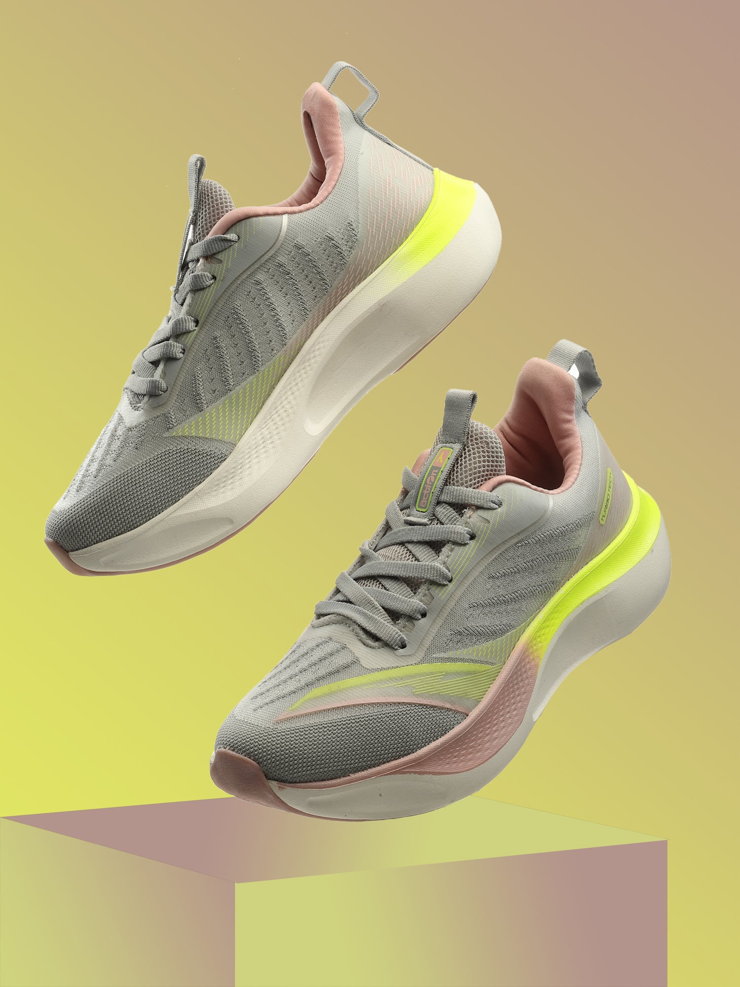 Action Athleo KIA-705 Women's Lace-Up Sports Running Shoes