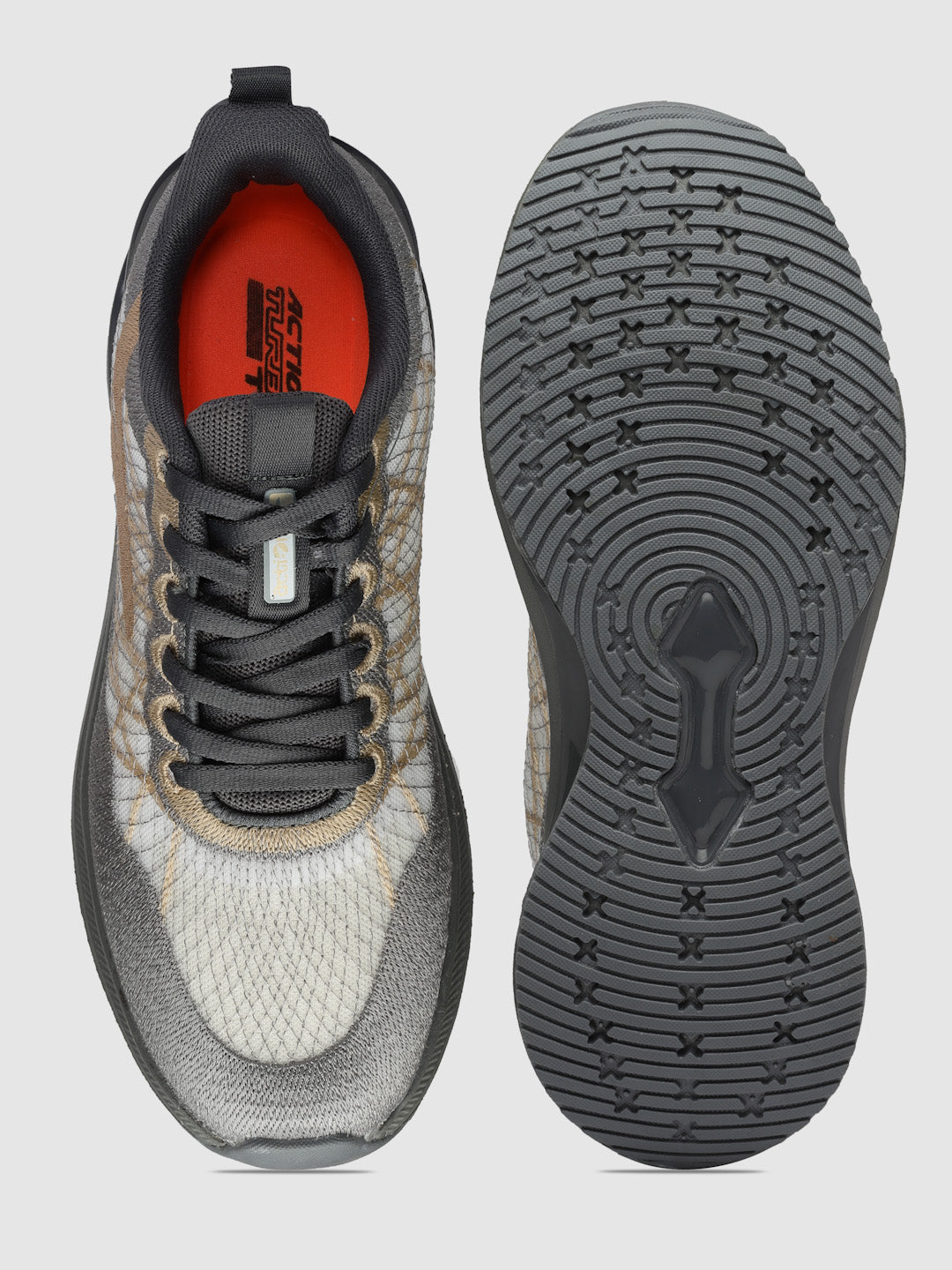 Action Athleo TURBO-1506 Men's Lace-Up Sports Running Shoes