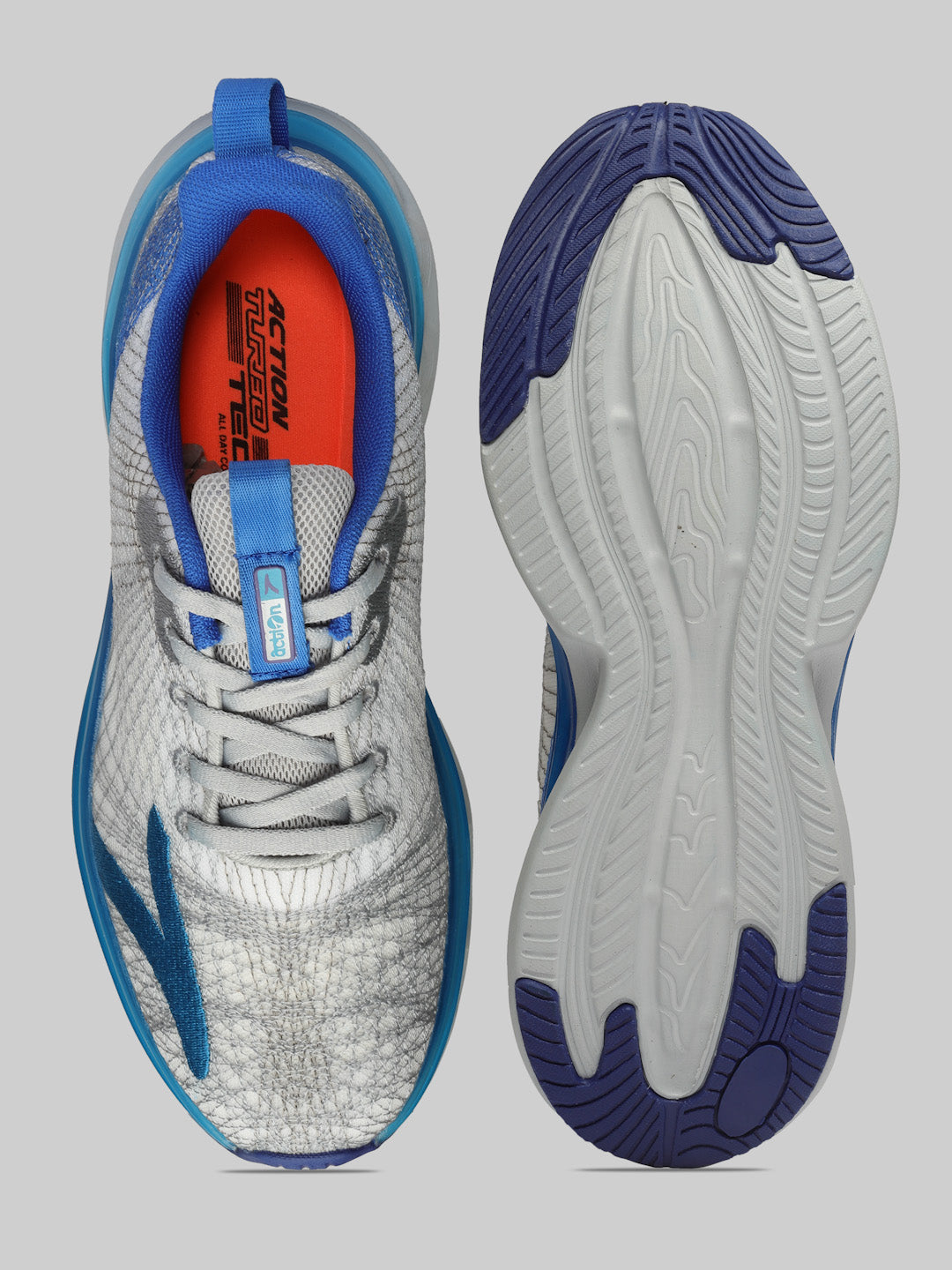 Action Athleo TURBO-1703 Men's Lace-Up Sports Running Shoes