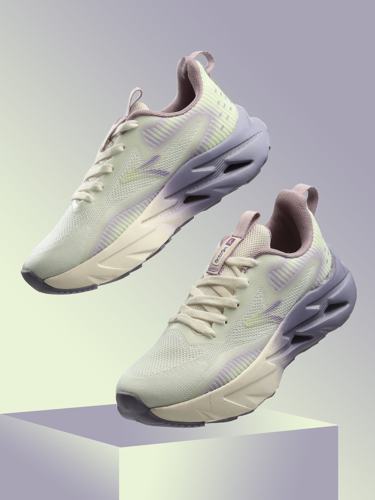 Action Athleo KIA-602 Women's Lace-Up Sports Running Shoes