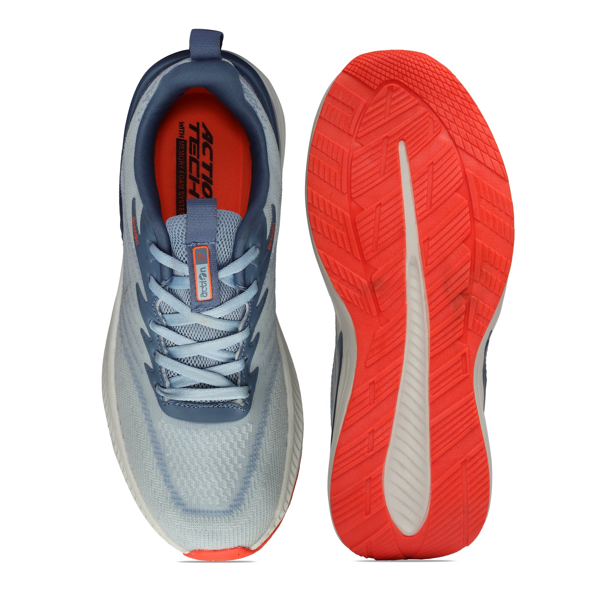 Action Athleo NITRO-1703 Men's Lace-Up Sports Running Shoes