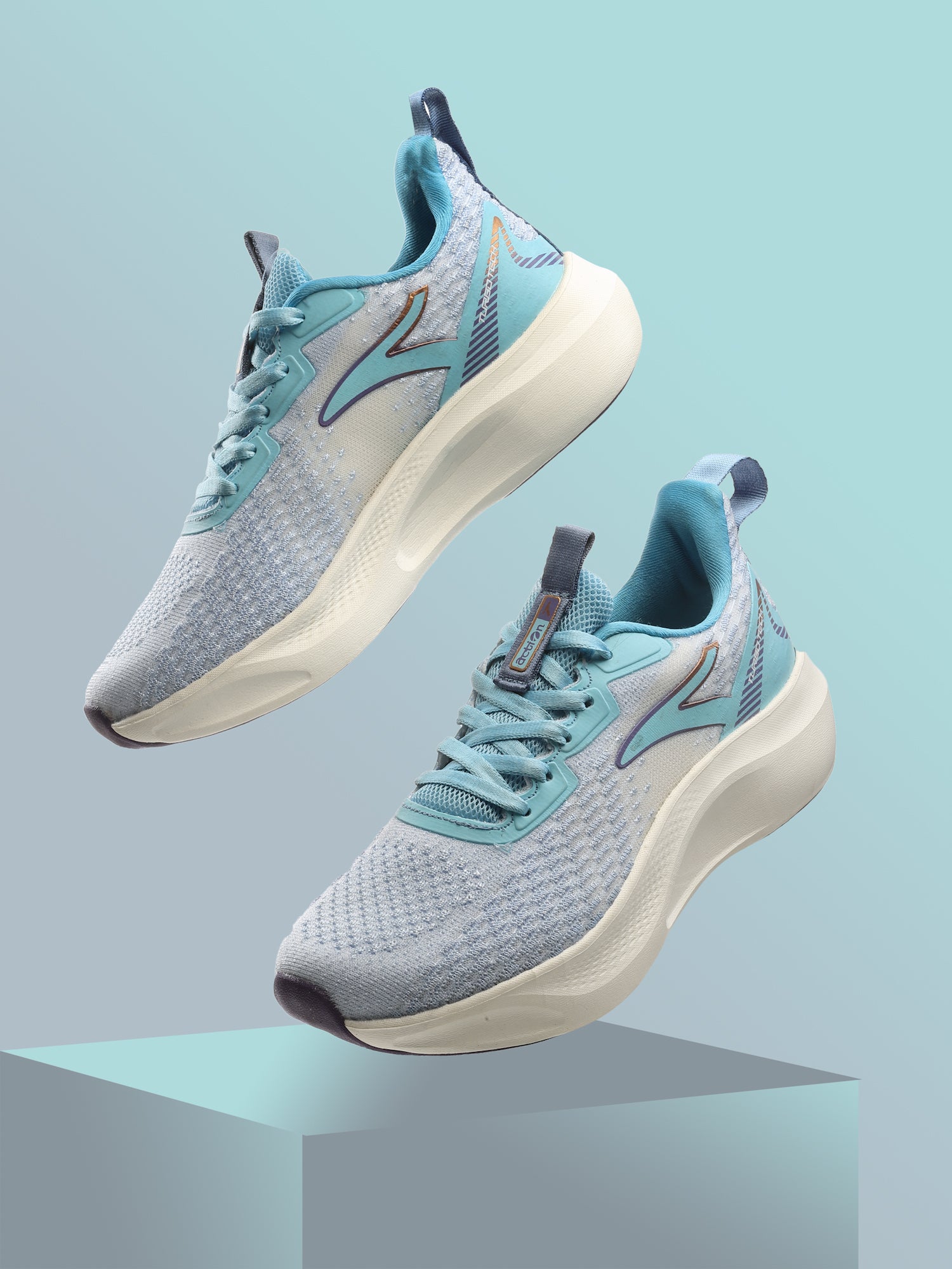 Action Athleo KIA-702 Women's Lace-Up Sports Running Shoes