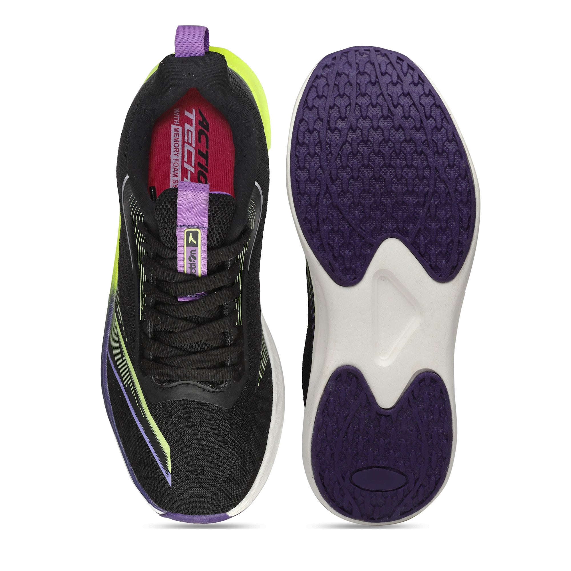 Action Athleo KIA-705 Women's Lace-Up Sports Running Shoes