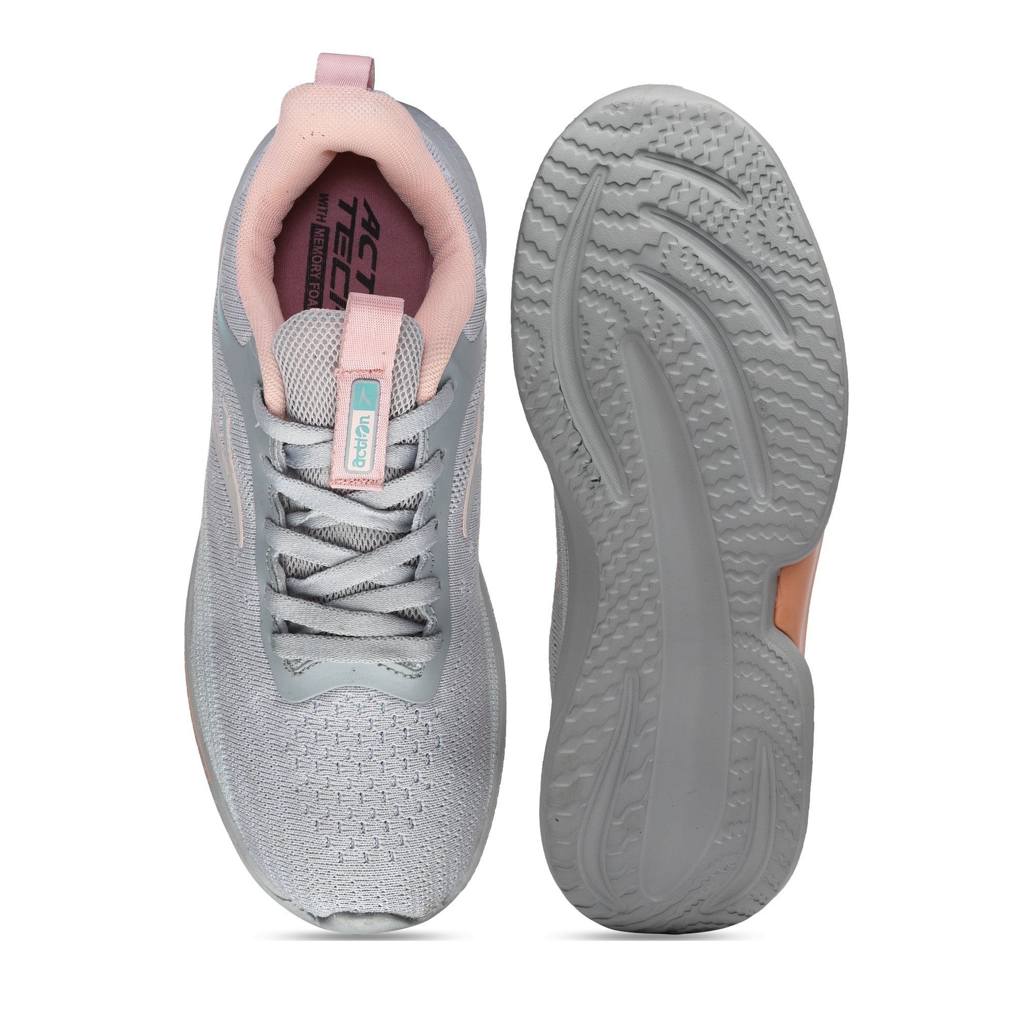 Action Athleo KIA-704 Women's Lace-Up Sports Running Shoes