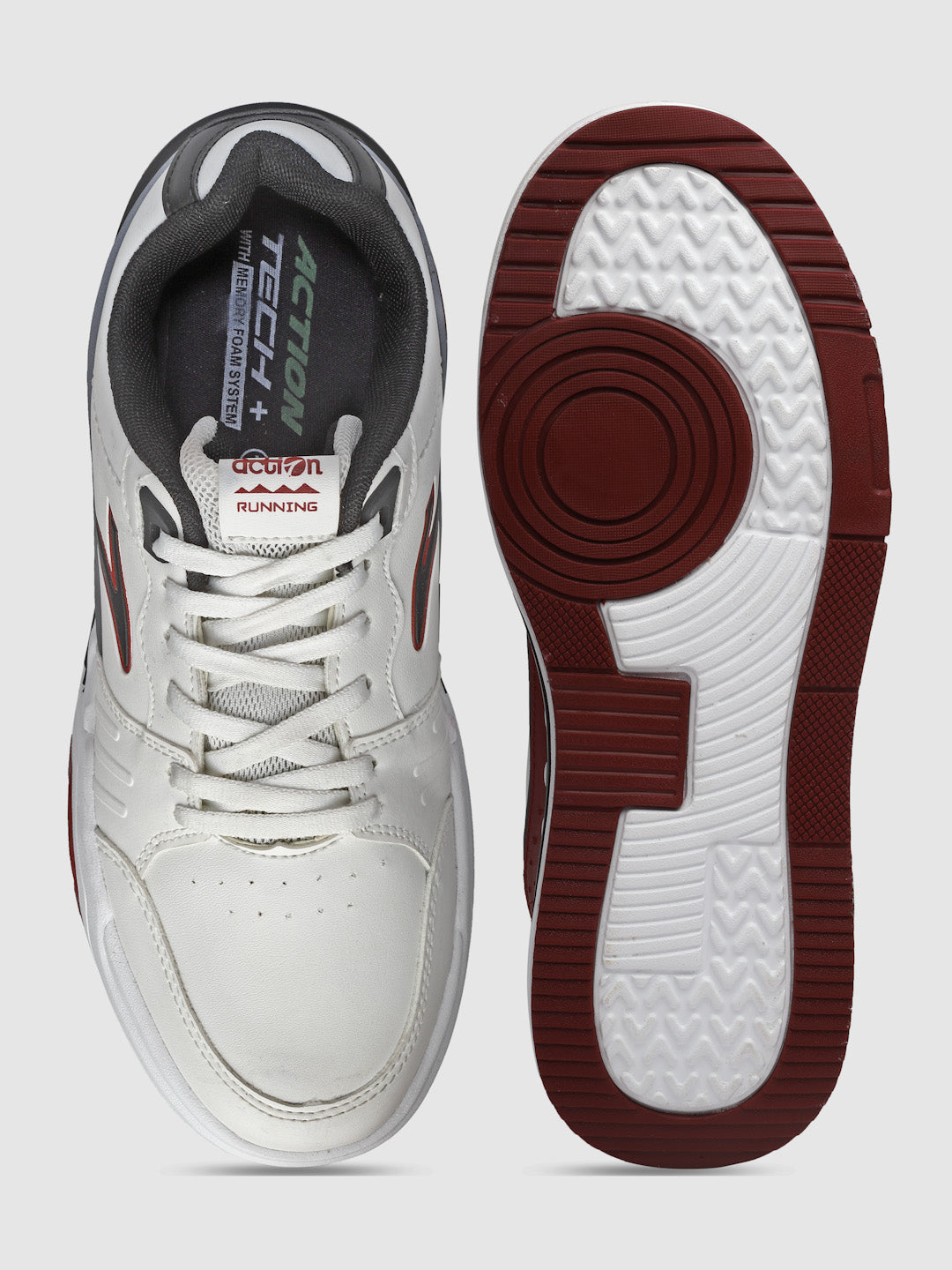 Action SNKR-301 Men's Lace-Up Casual Sneakers