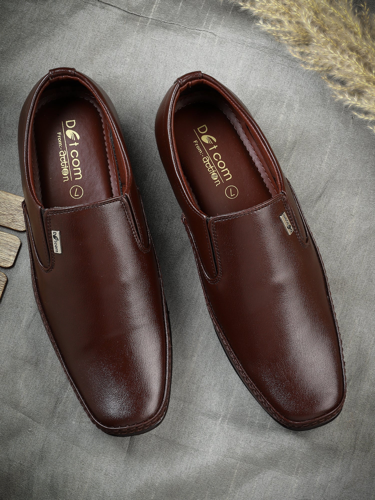 Action D-182 Men's Slip-On Formal Monks