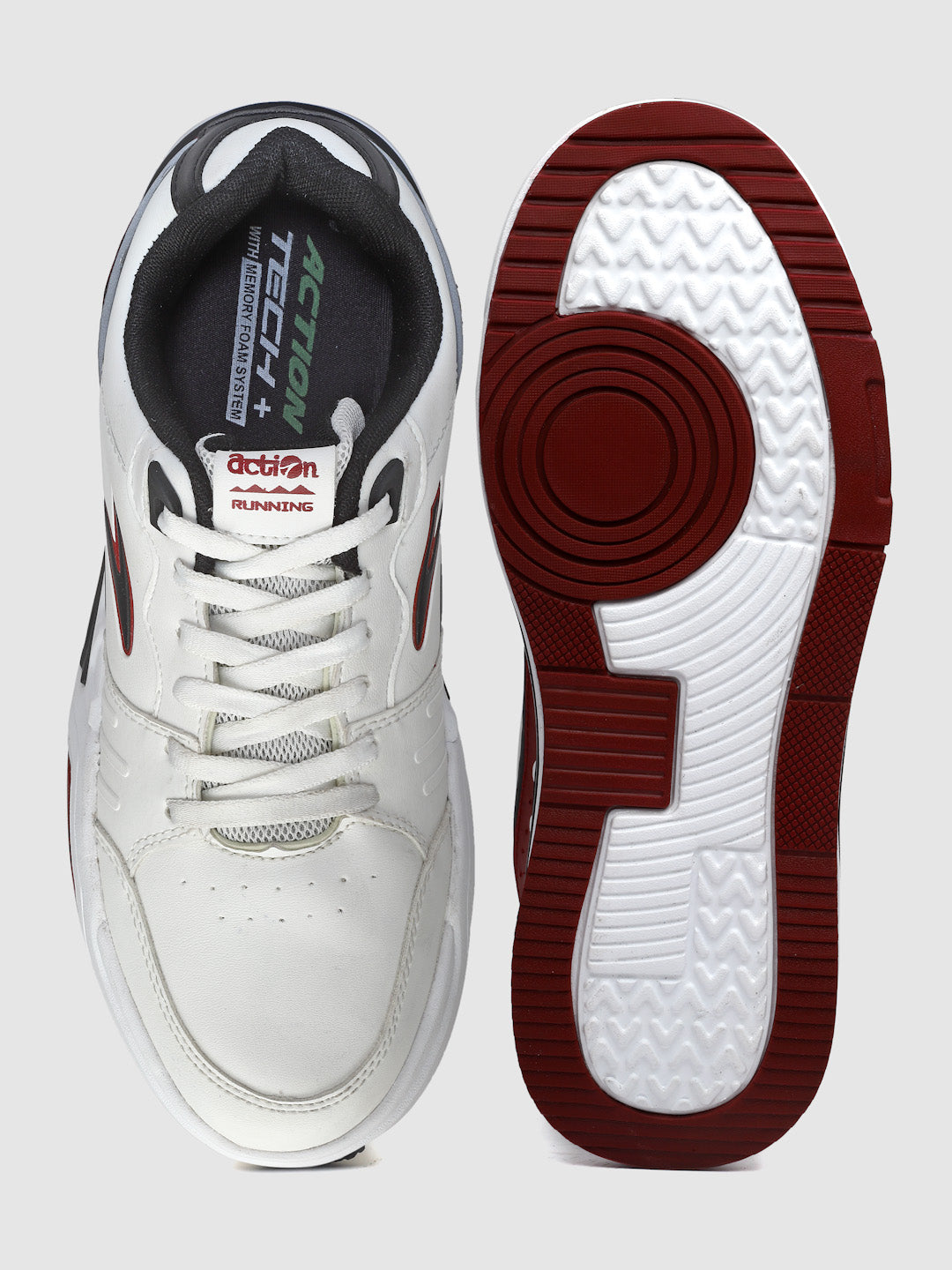 Action SNKR-301 Men's Lace-Up Casual Sneakers