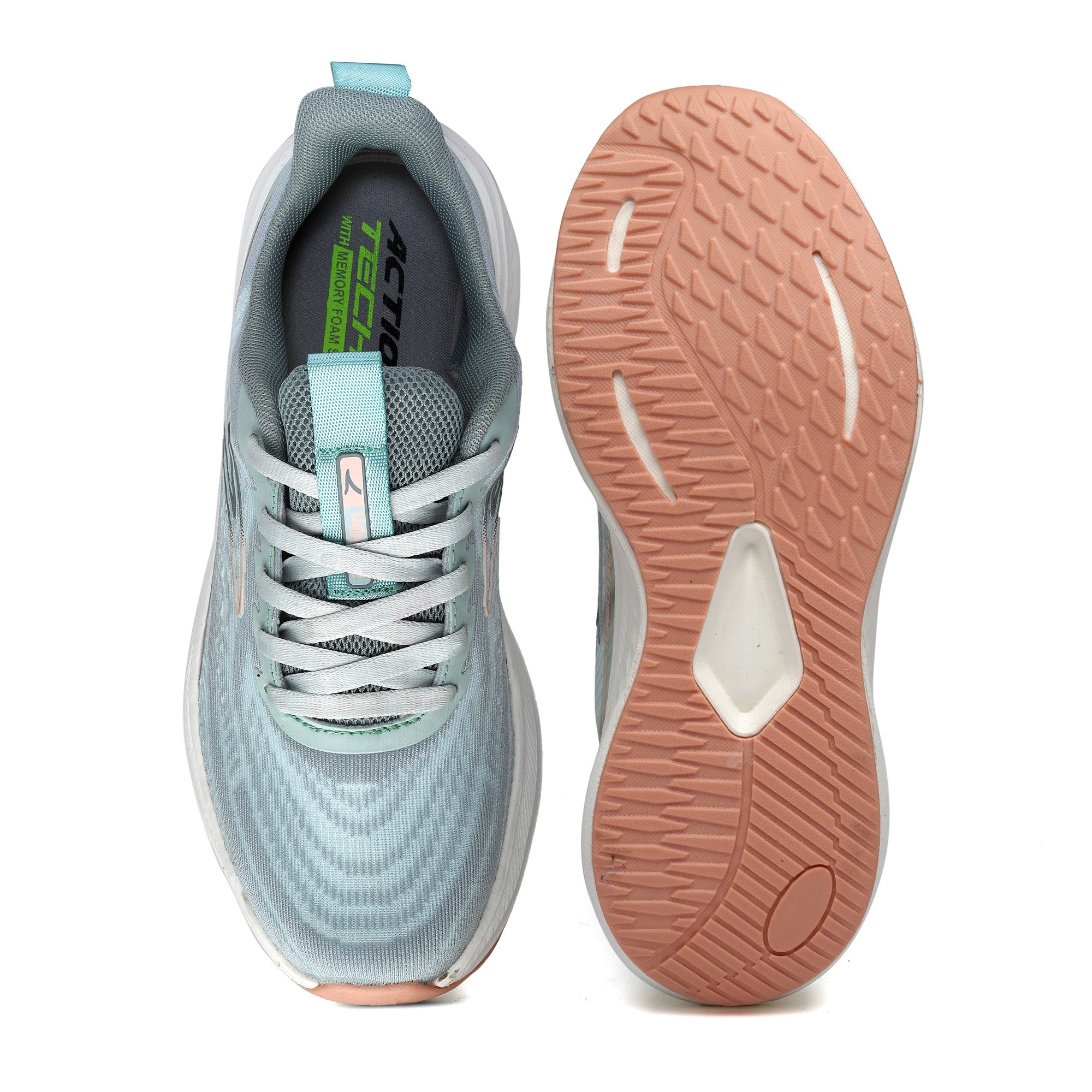 Action Athleo KIA-702 Women's Lace-Up Sports Running Shoes