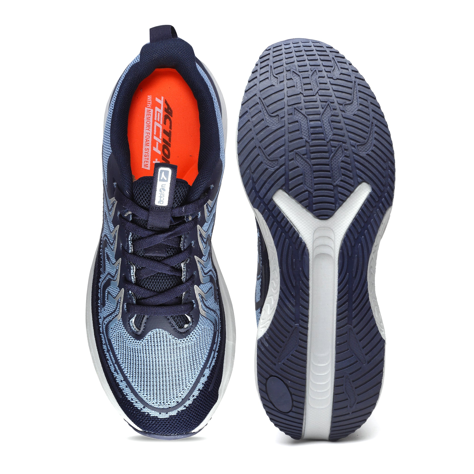 Action Athleo NITRO-1403 Men's Lace-Up Sports Running Shoes