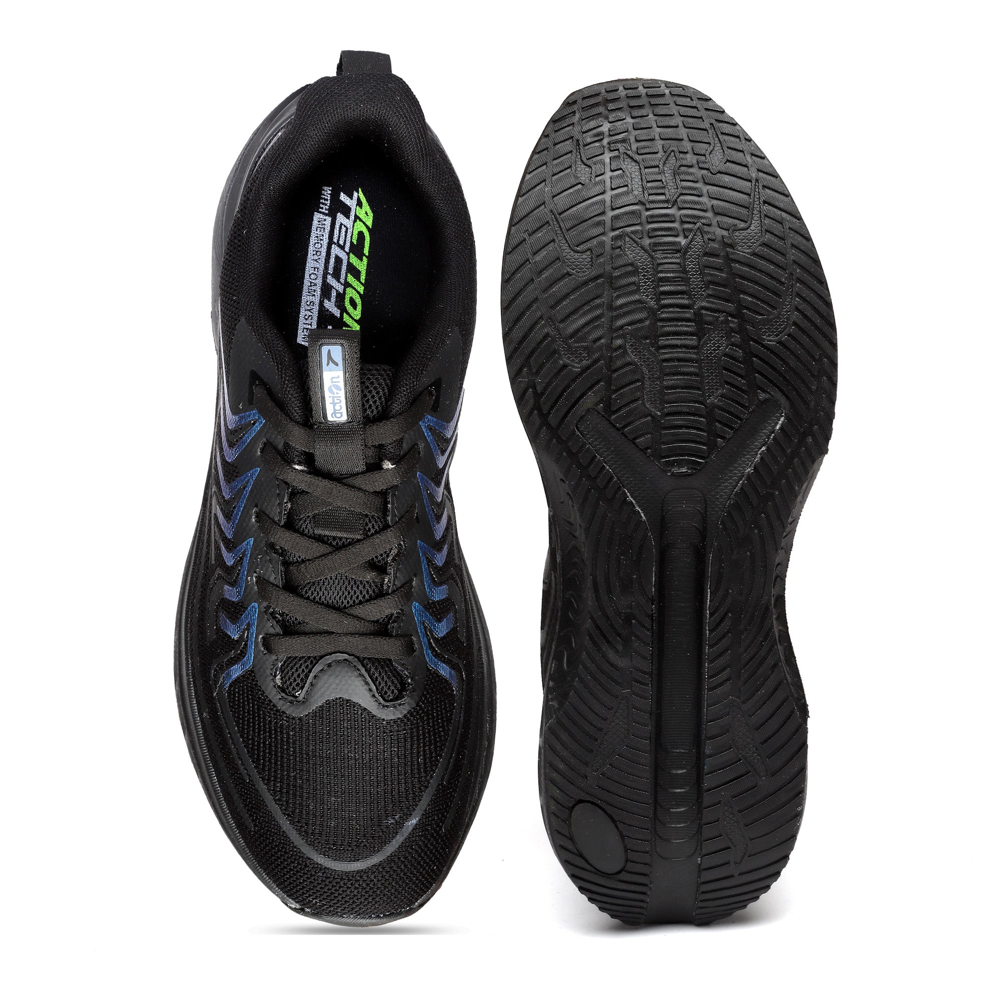 Action Athleo NITRO-1403 Men's Lace-Up Sports Running Shoes