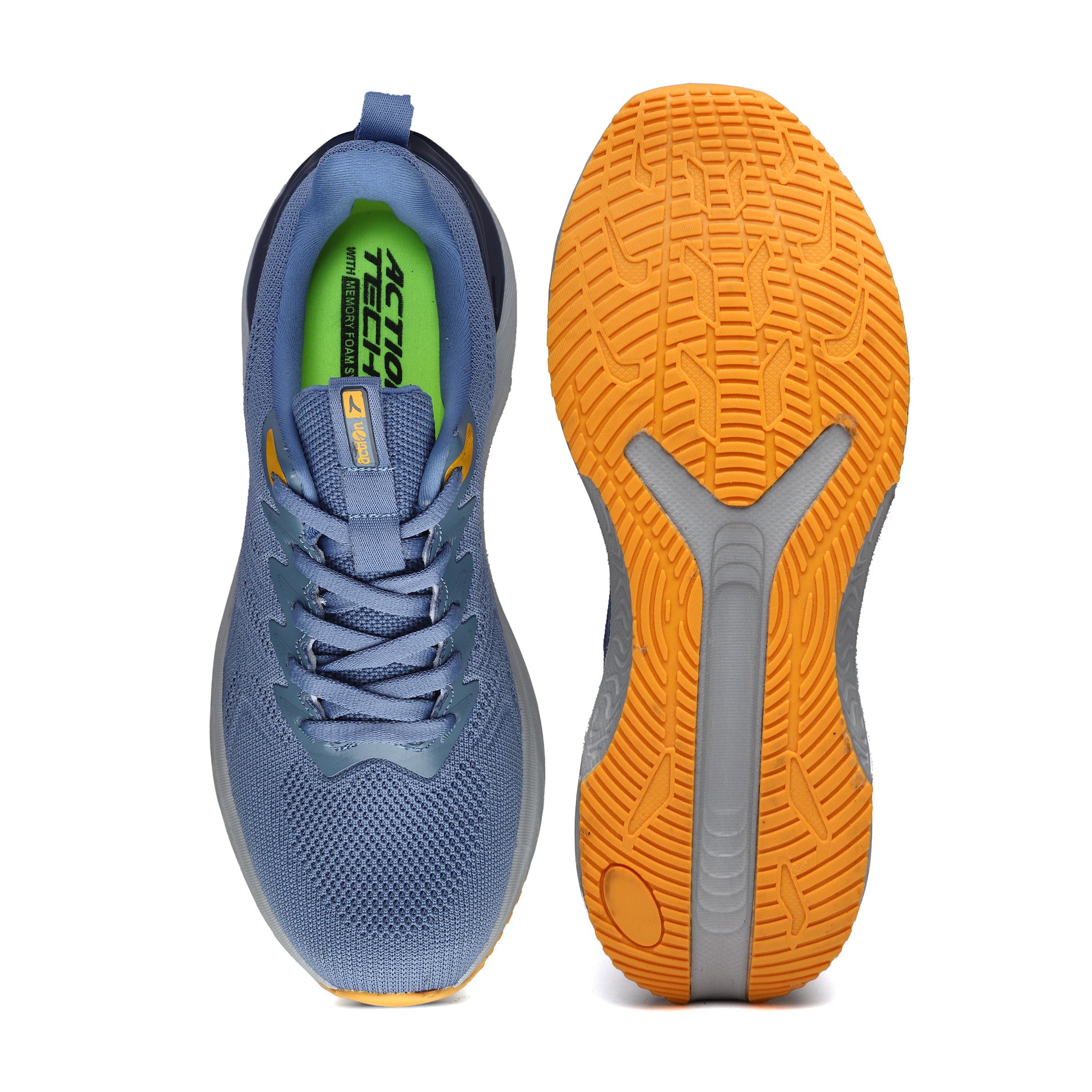 Action Athleo NITRO-1402 Men's Lace-Up Sports Running Shoes