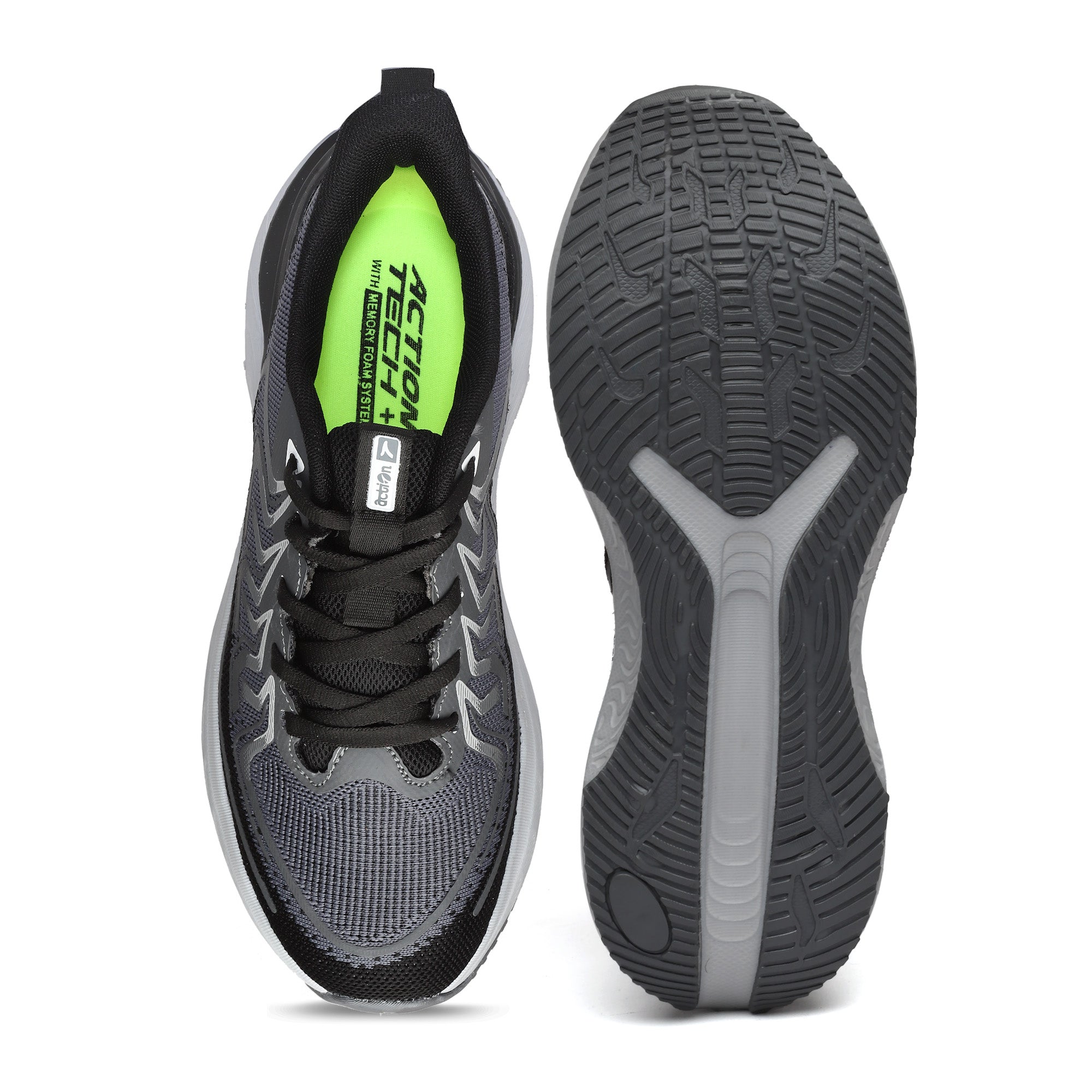 Action Athleo NITRO-1403 Men's Lace-Up Sports Running Shoes