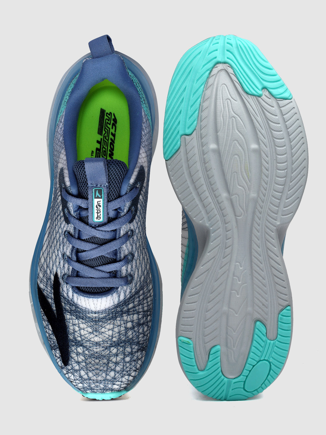 Action Athleo TURBO-1703 Men's Lace-Up Sports Running Shoes