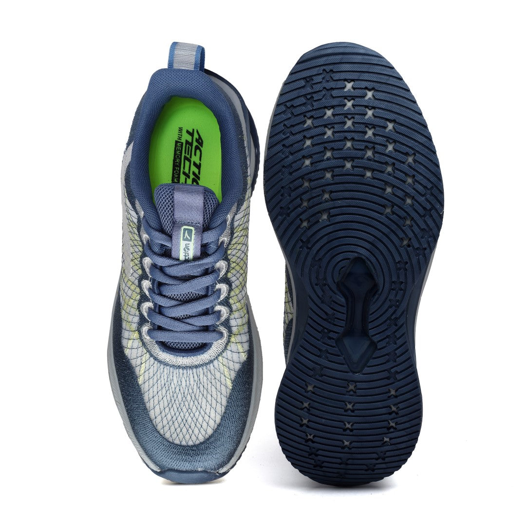 Action Athleo TURBO-1506 Men's Lace-Up Sports Running Shoes