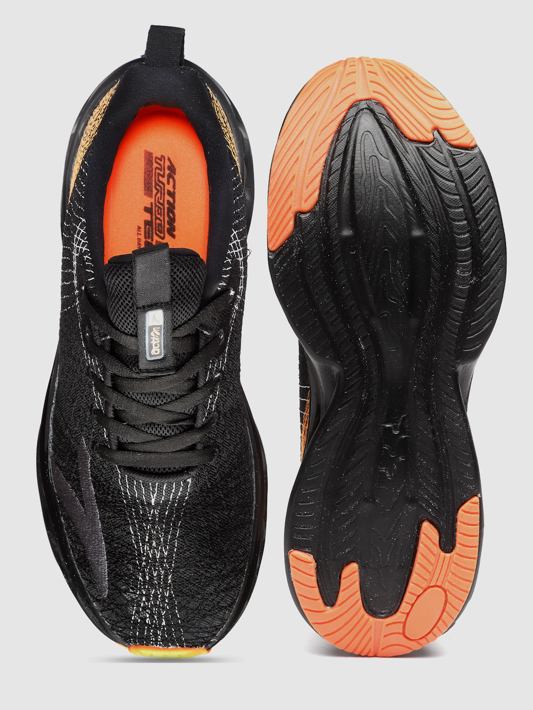 Action Athleo TURBO-1703 Men's Lace-Up Sports Running Shoes