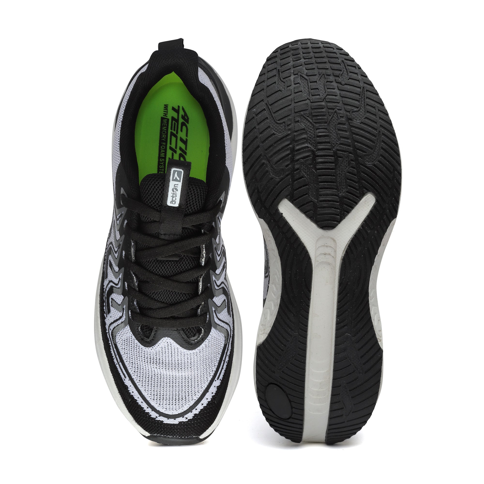 Action Athleo NITRO-1403 Men's Lace-Up Sports Running Shoes