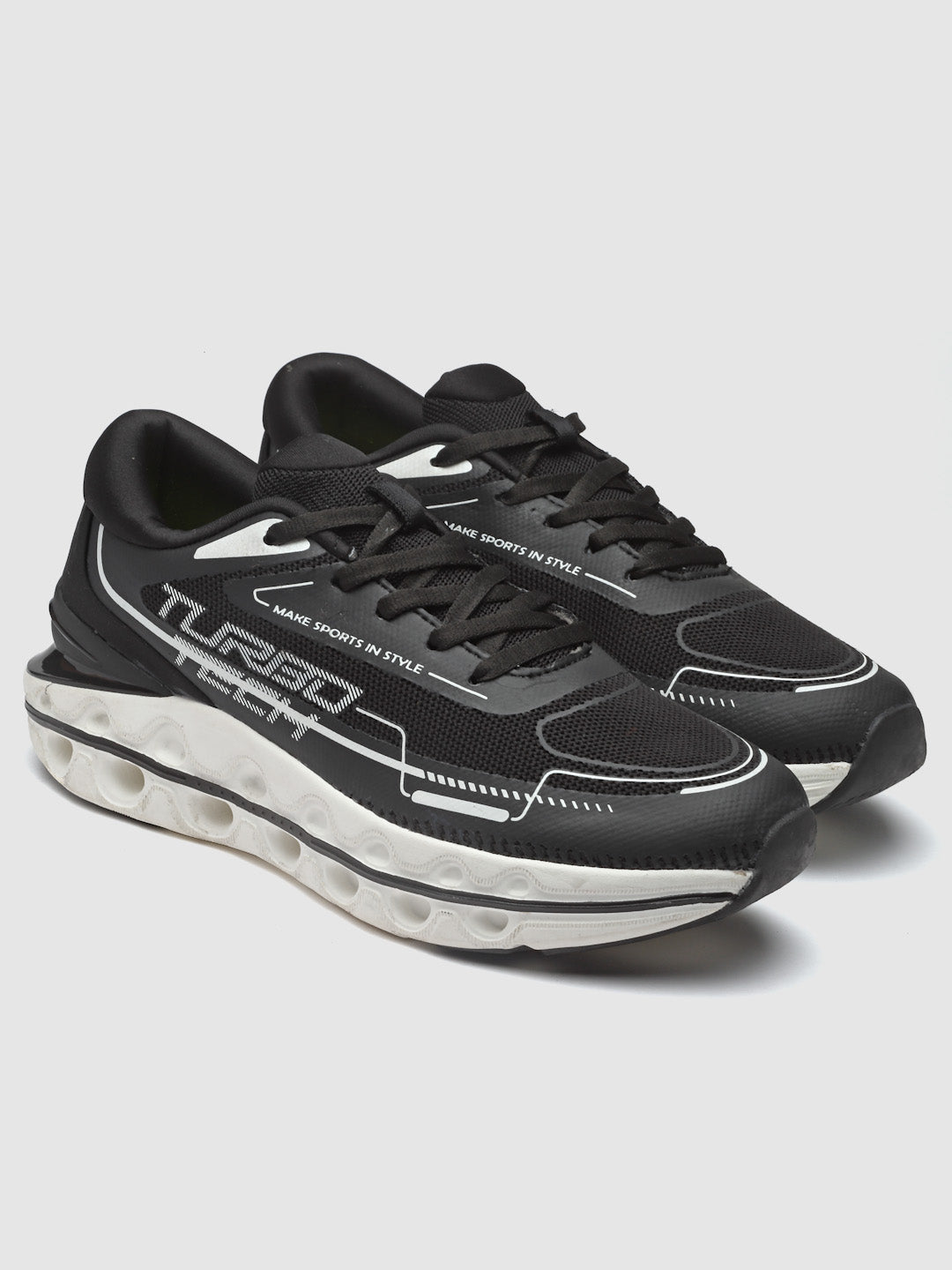 Action Athleo TURBO-1106 Men's Lace-Up Sports Running Shoes