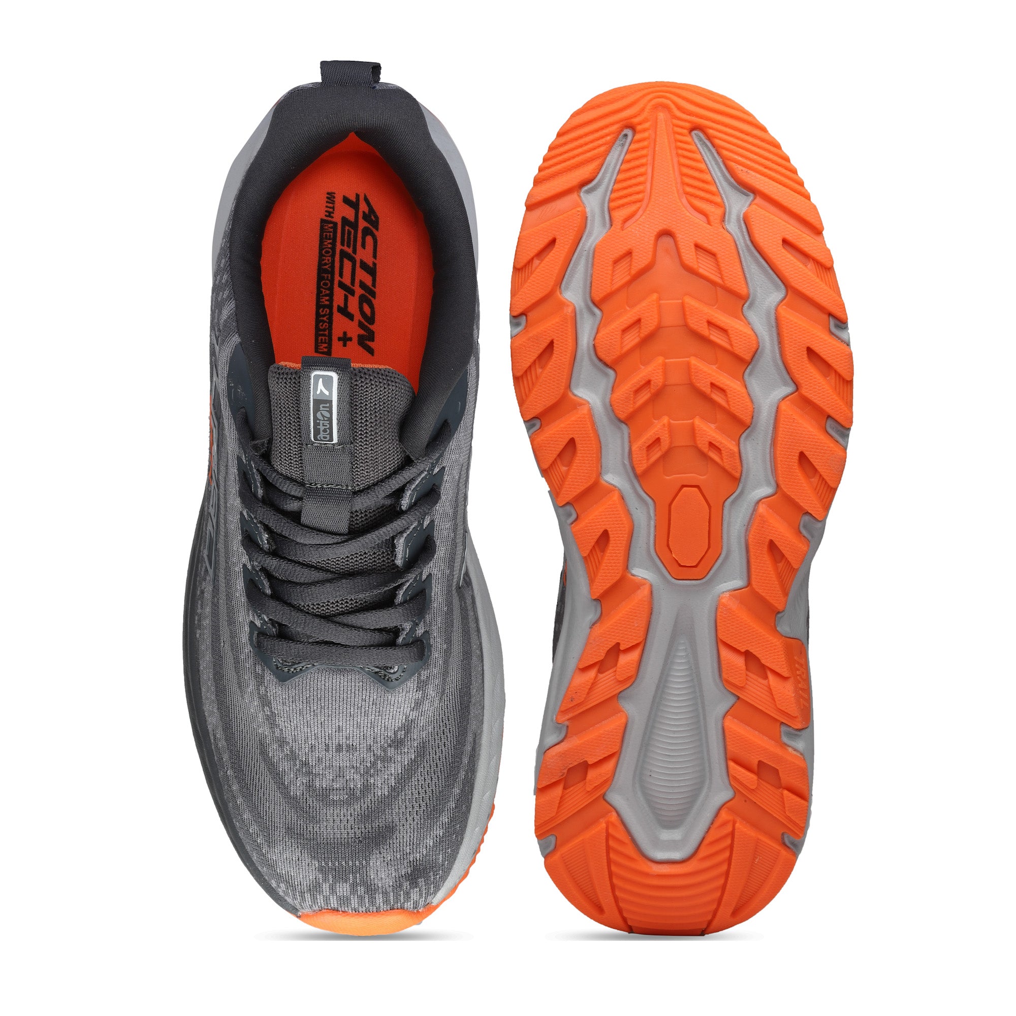 Action Athleo NITRO-1602 Men's Lace-Up Sports Running Shoes