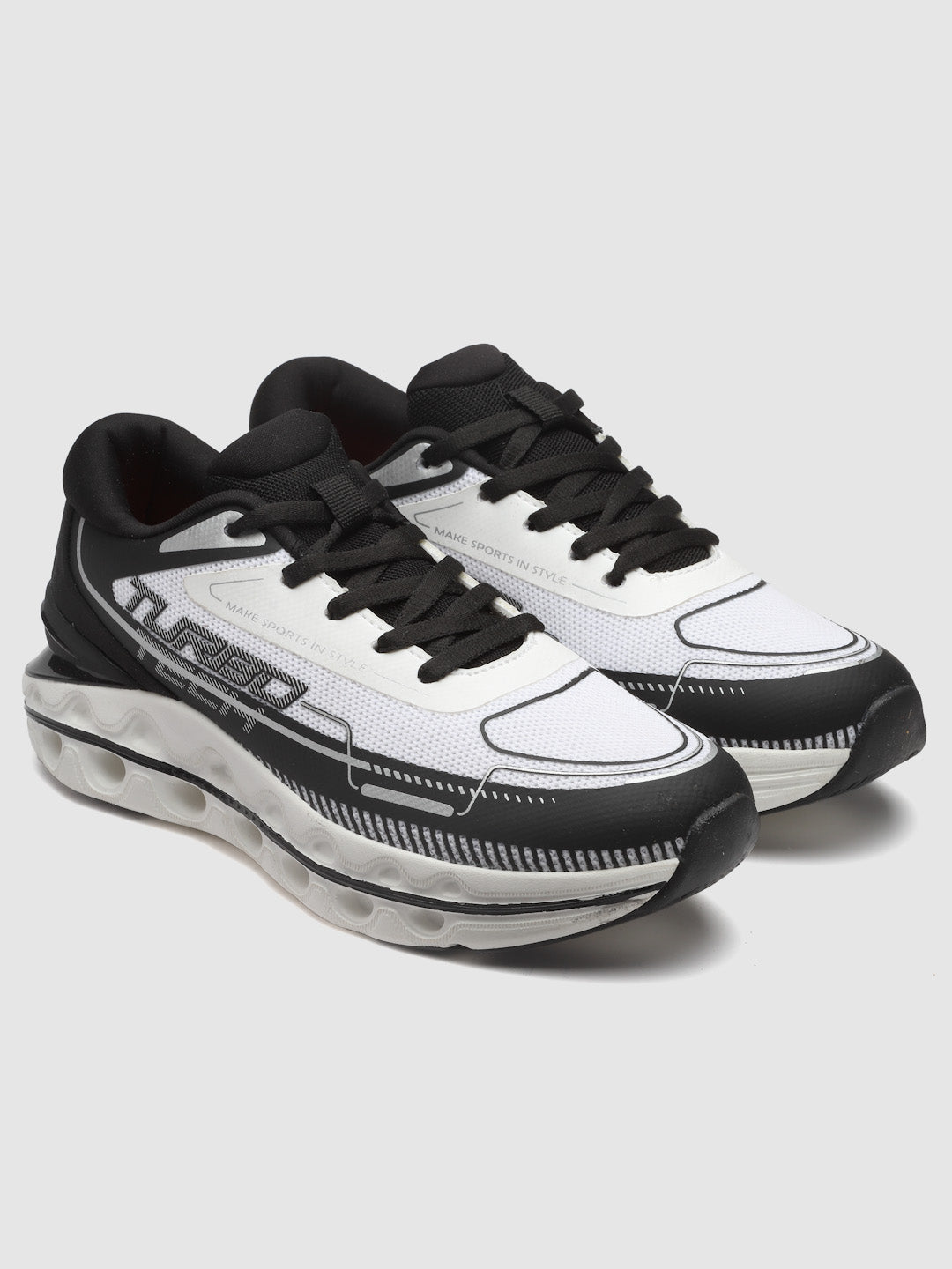 Action Athleo TURBO-1106 Men's Lace-Up Sports Running Shoes