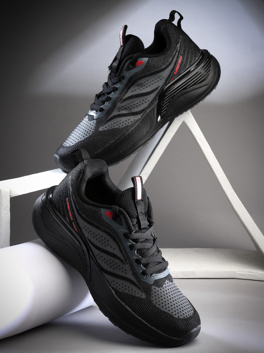 Action Athleo TURBO-1503 Men's Lace-Up Sports Running Shoes