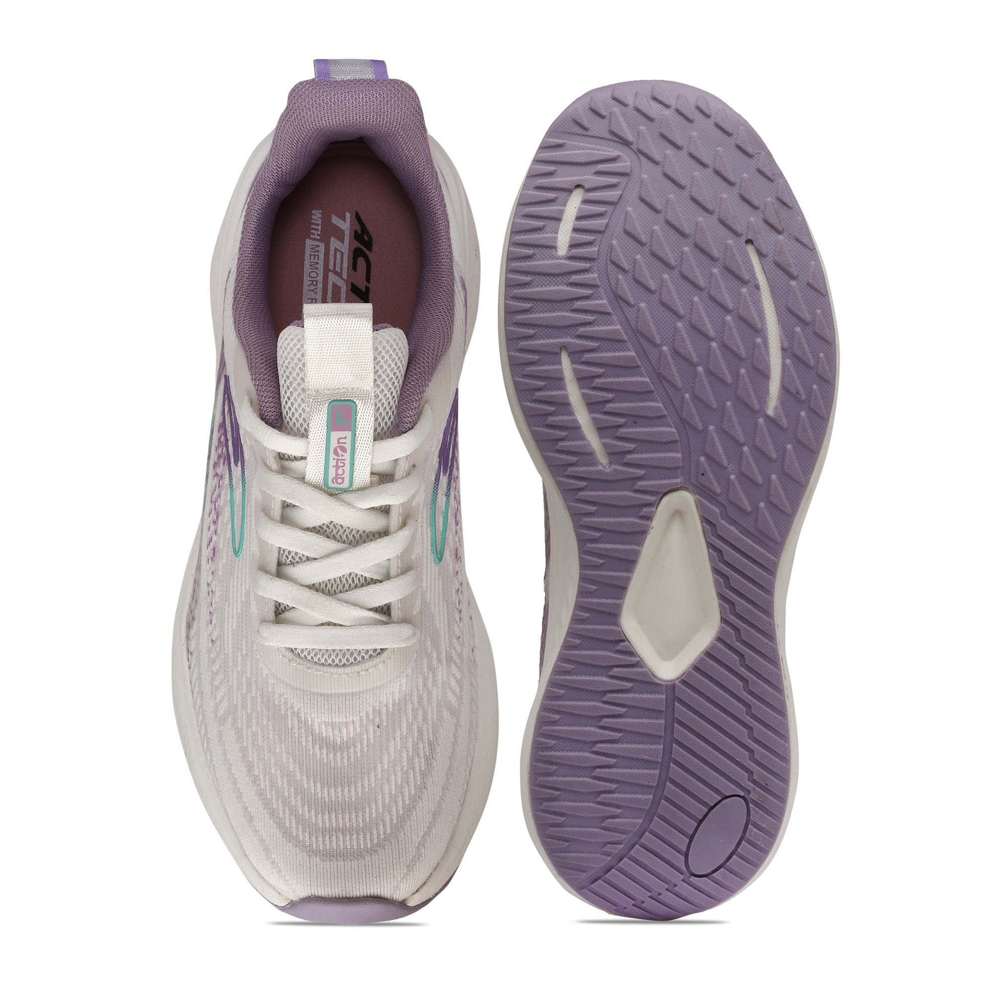 Action Athleo KIA-703 Women's Lace-Up Sports Running Shoes