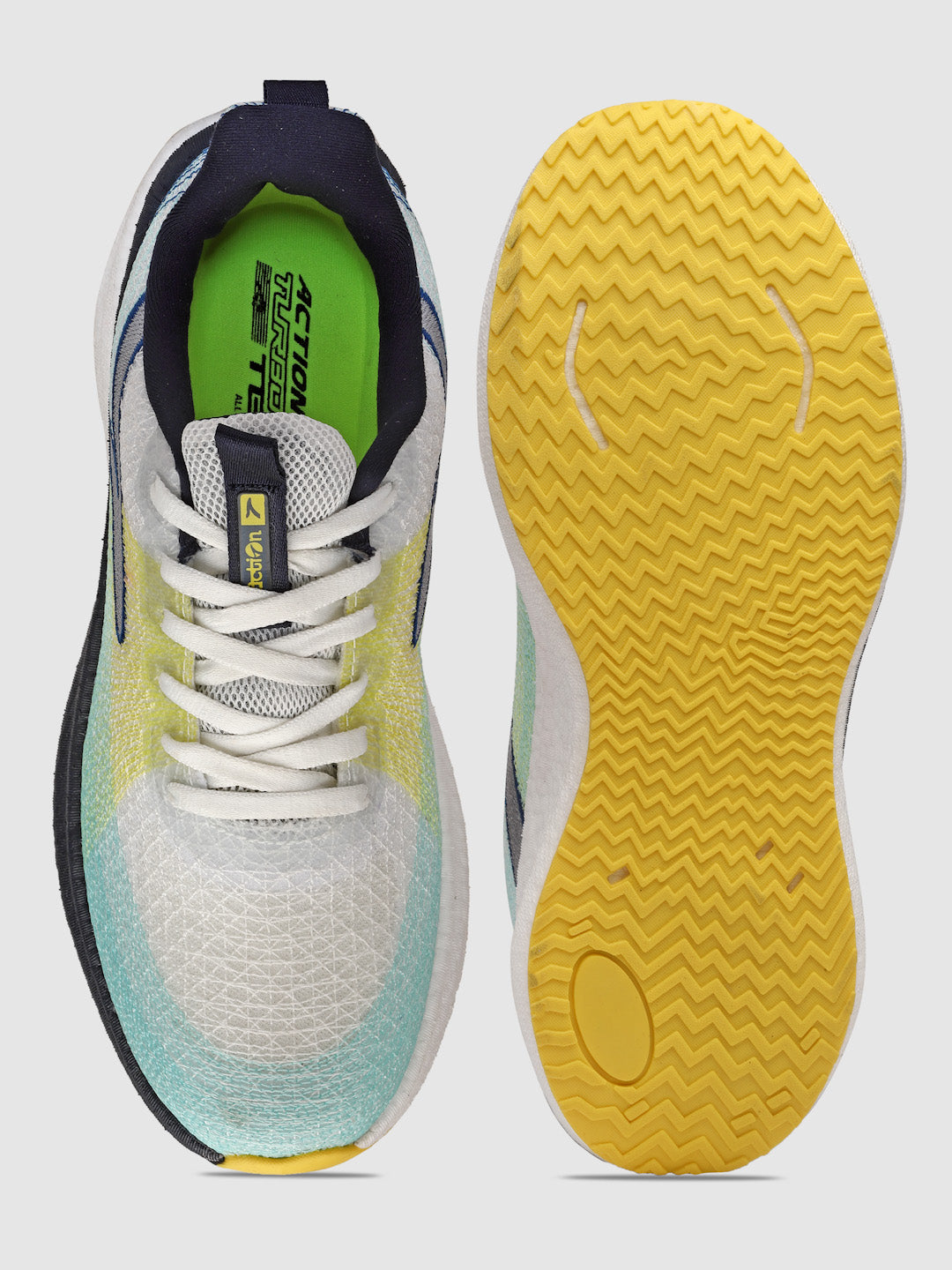 Action Athleo TURBO-1301 Men's Lace-Up Sports Running Shoes