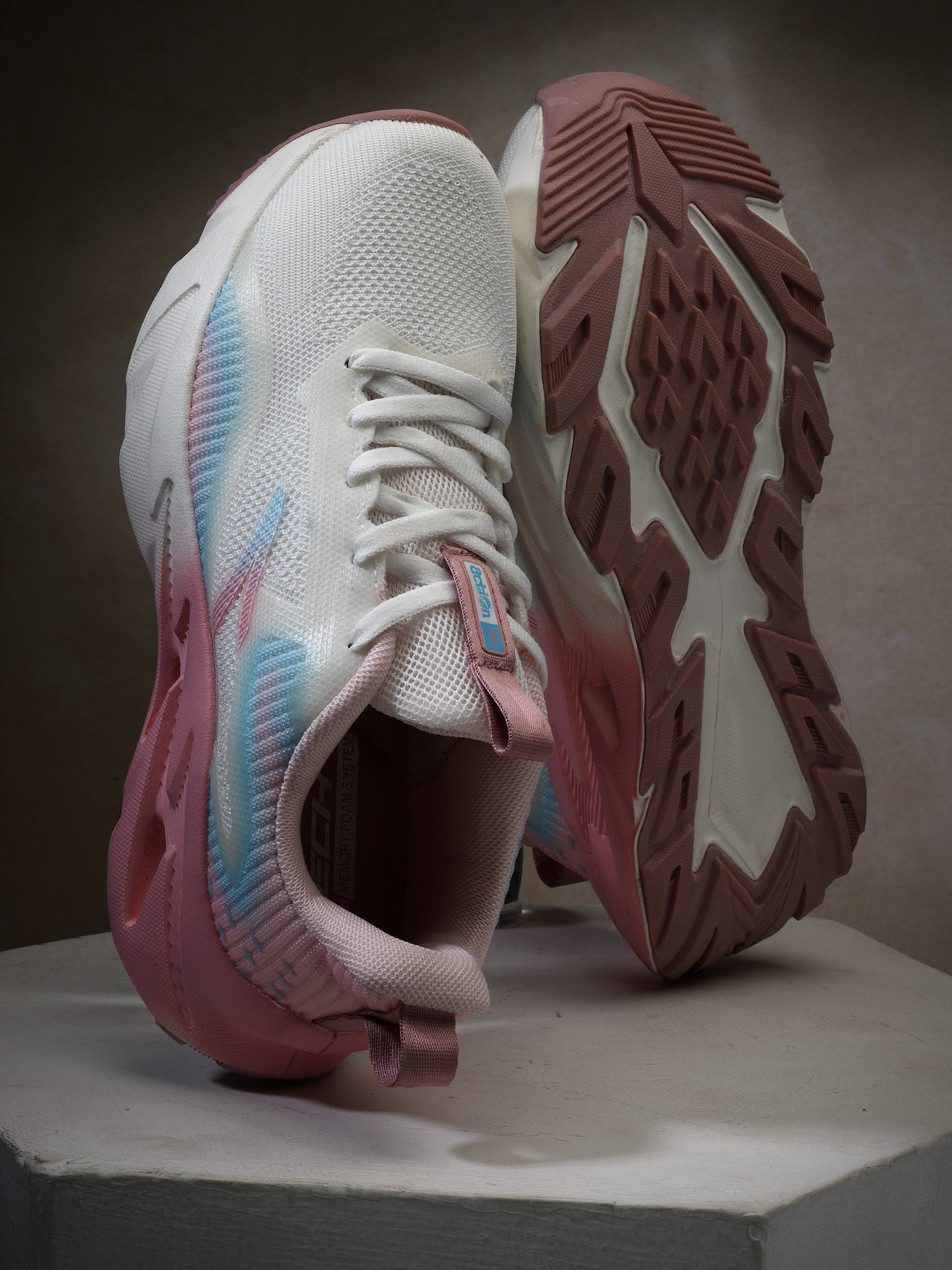 Action Athleo KIA-602 Women's Lace-Up Sports Running Shoes
