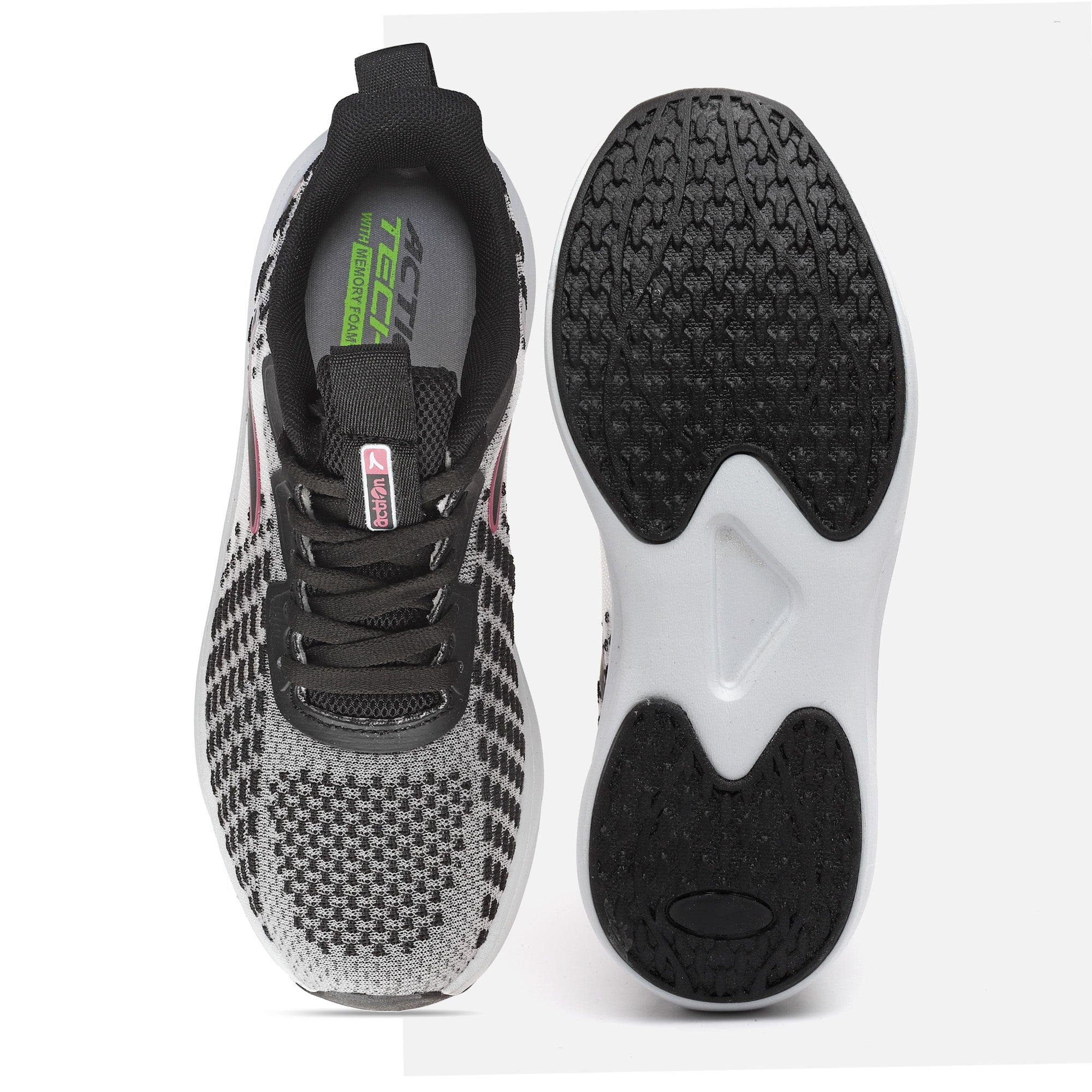 Action Athleo KIA-702 Women's Lace-Up Sports Running Shoes