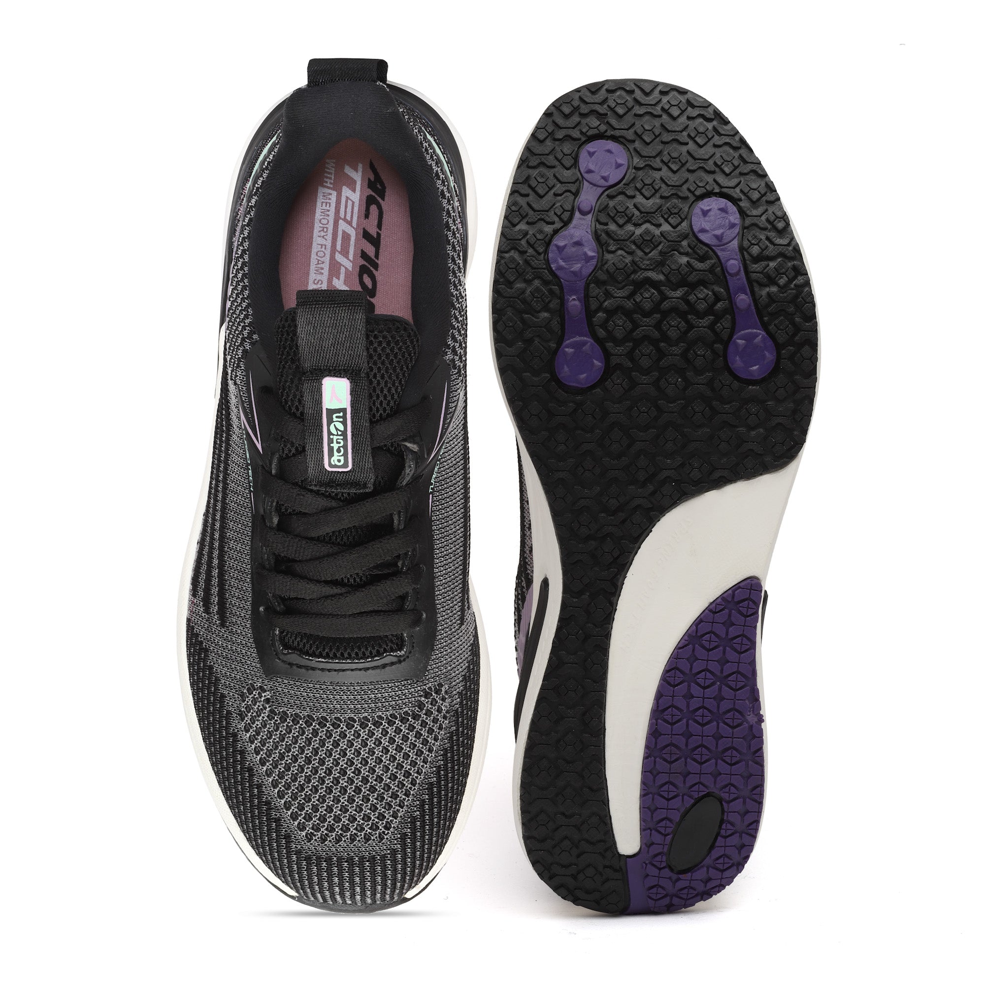 Action Athleo KIA-601 Women's Lace-Up Sports Running Shoes