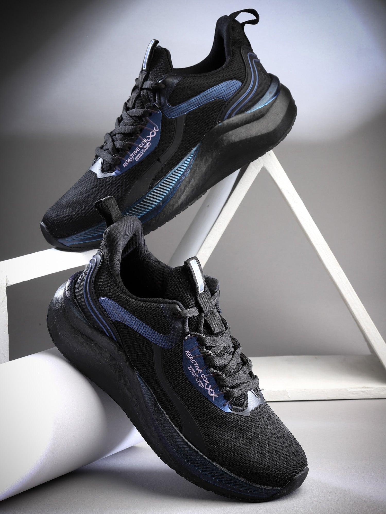 Action BULLET-203-BLACK Men Sports Shoes – MICRO INDUSTRIAL CORPORATION
