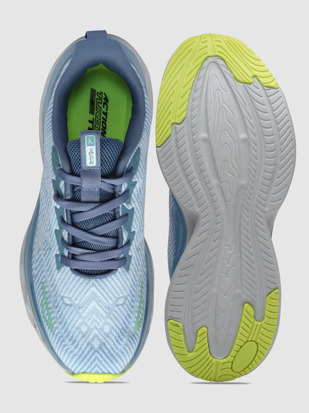 Action Athleo TURBO-1104 Men's Lace-Up Sports Running Shoes