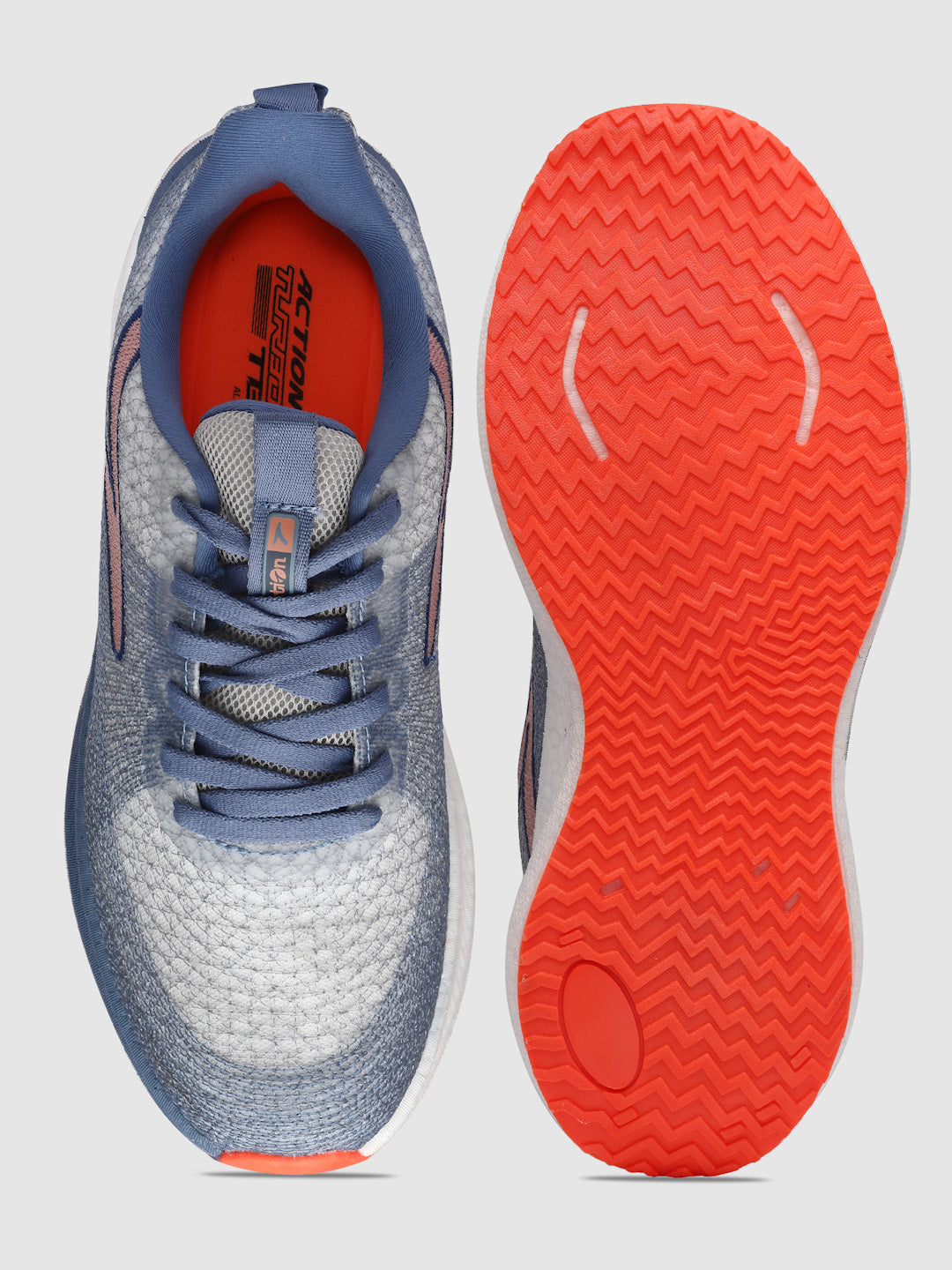 Action Athleo TURBO-1301 Men's Lace-Up Sports Running Shoes