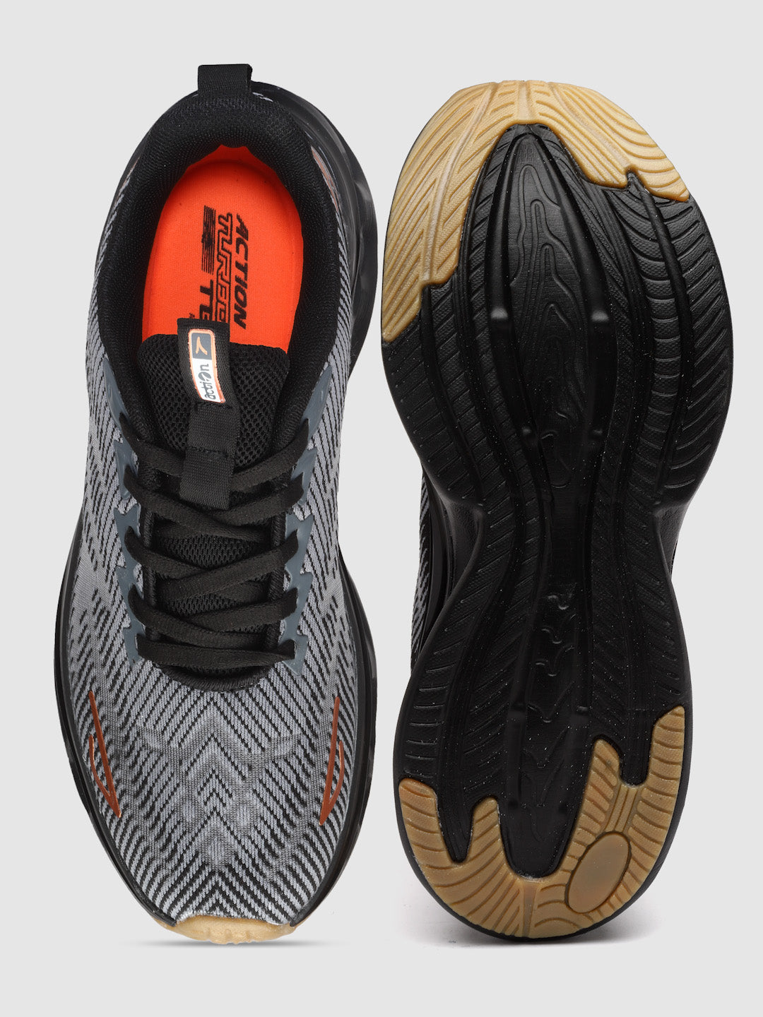 Action Athleo TURBO-1104 Men's Lace-Up Sports Running Shoes