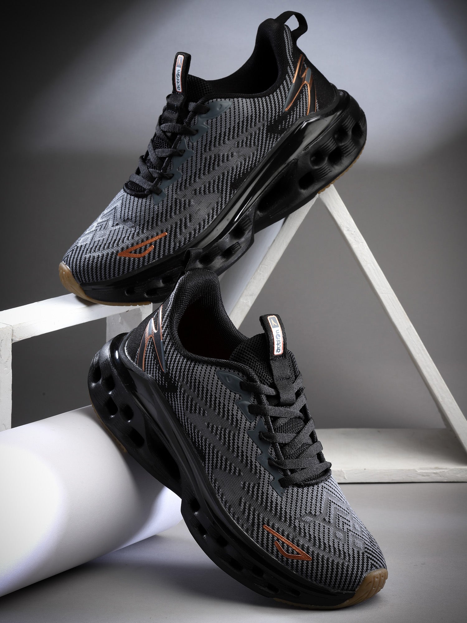 Action Athleo KIA-703 Women's Lace-Up Sports Running Shoes