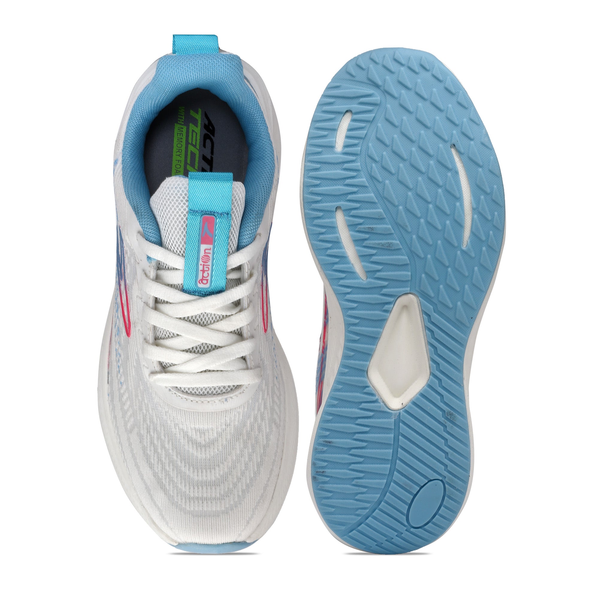 Action Athleo KIA-703 Women's Lace-Up Sports Running Shoes