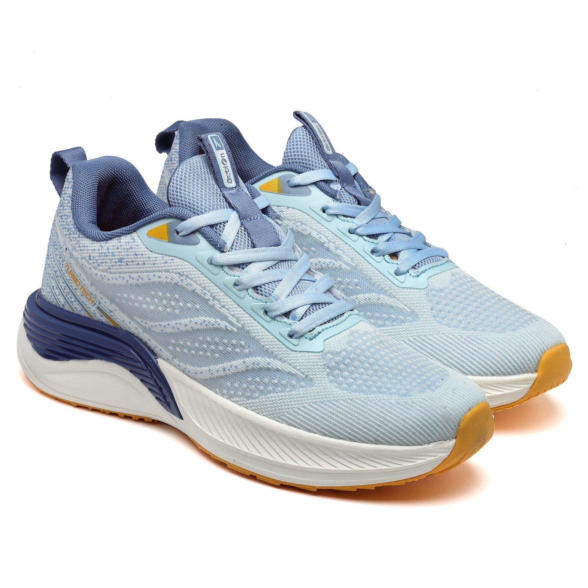Action Athleo TURBO-1503 Men's Lace-Up Sports Running Shoes