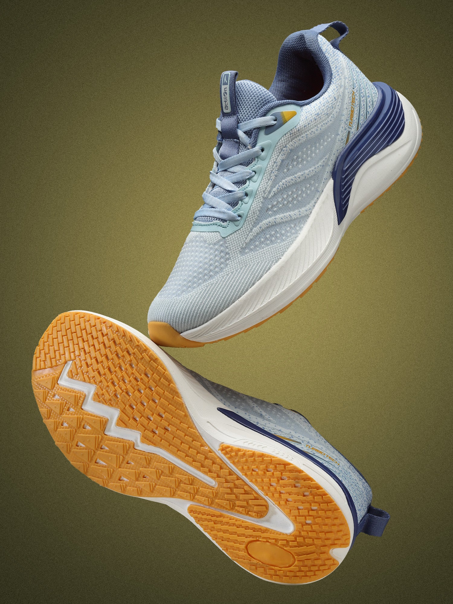 Action Athleo TURBO-1503 Men's Lace-Up Sports Running Shoes
