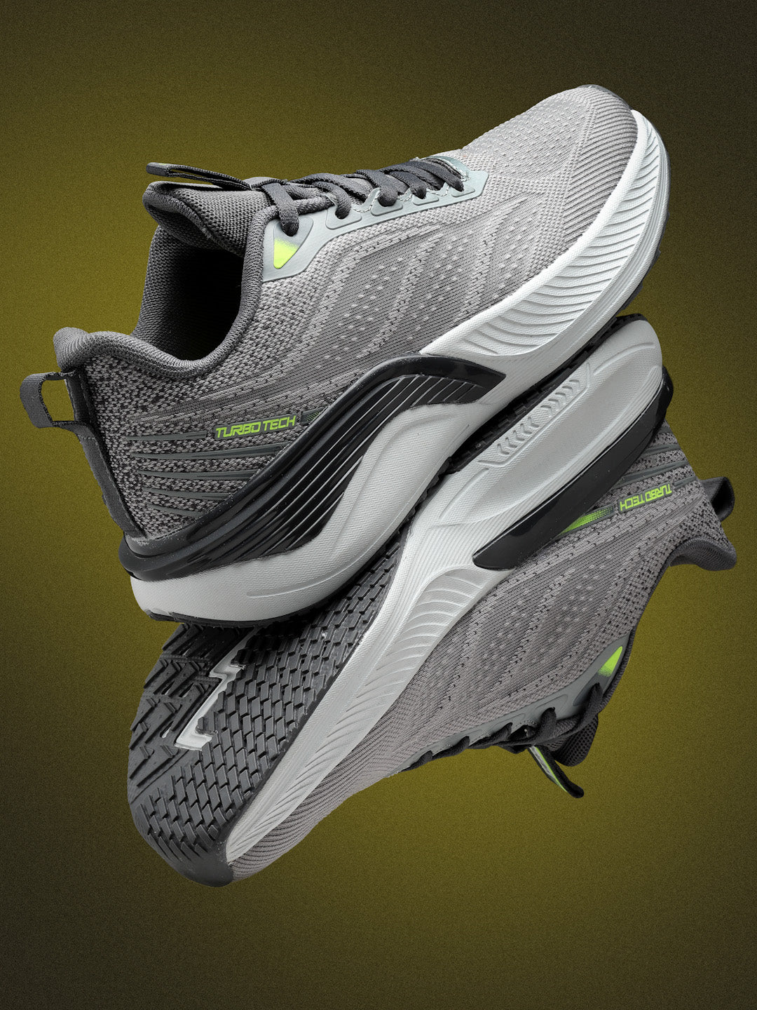Action Athleo TURBO-1503 Men's Lace-Up Sports Running Shoes