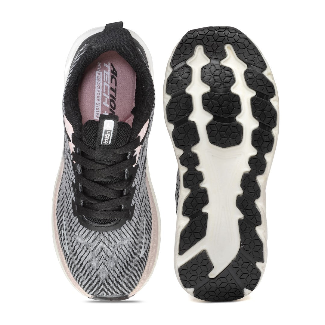 Action Athleo KIA-208 Women's Lace-Up Sports Running Shoes