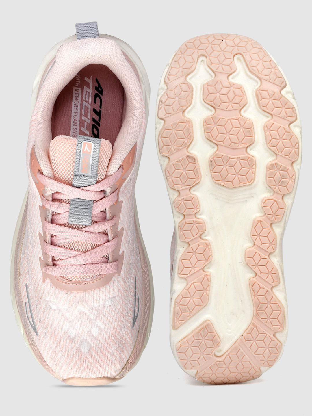 Action Athleo KIA-208 Women's Lace-Up Sports Running Shoes