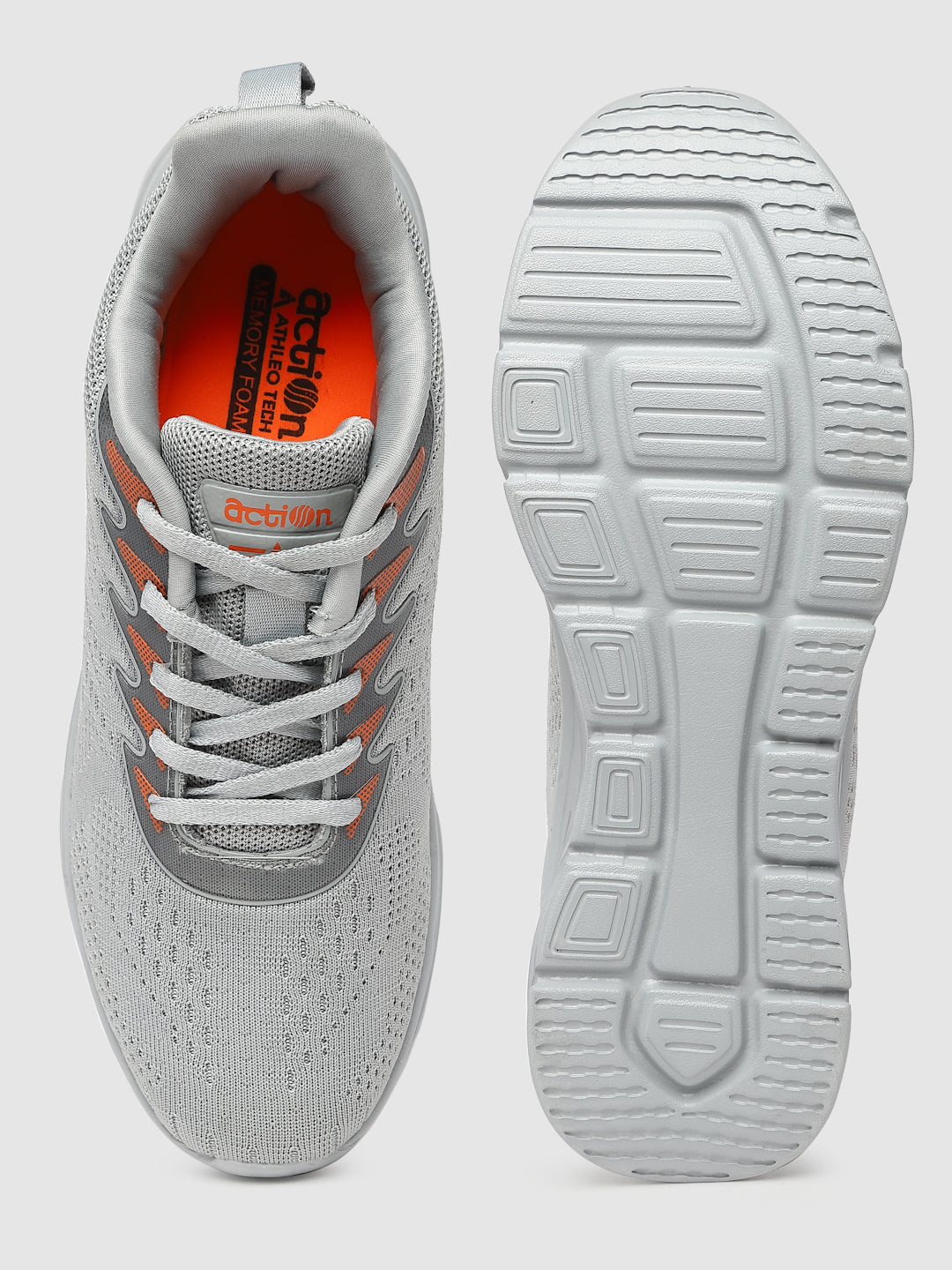 Action Athleo ATG-727 Men's Lace-Up Sports Running Shoes