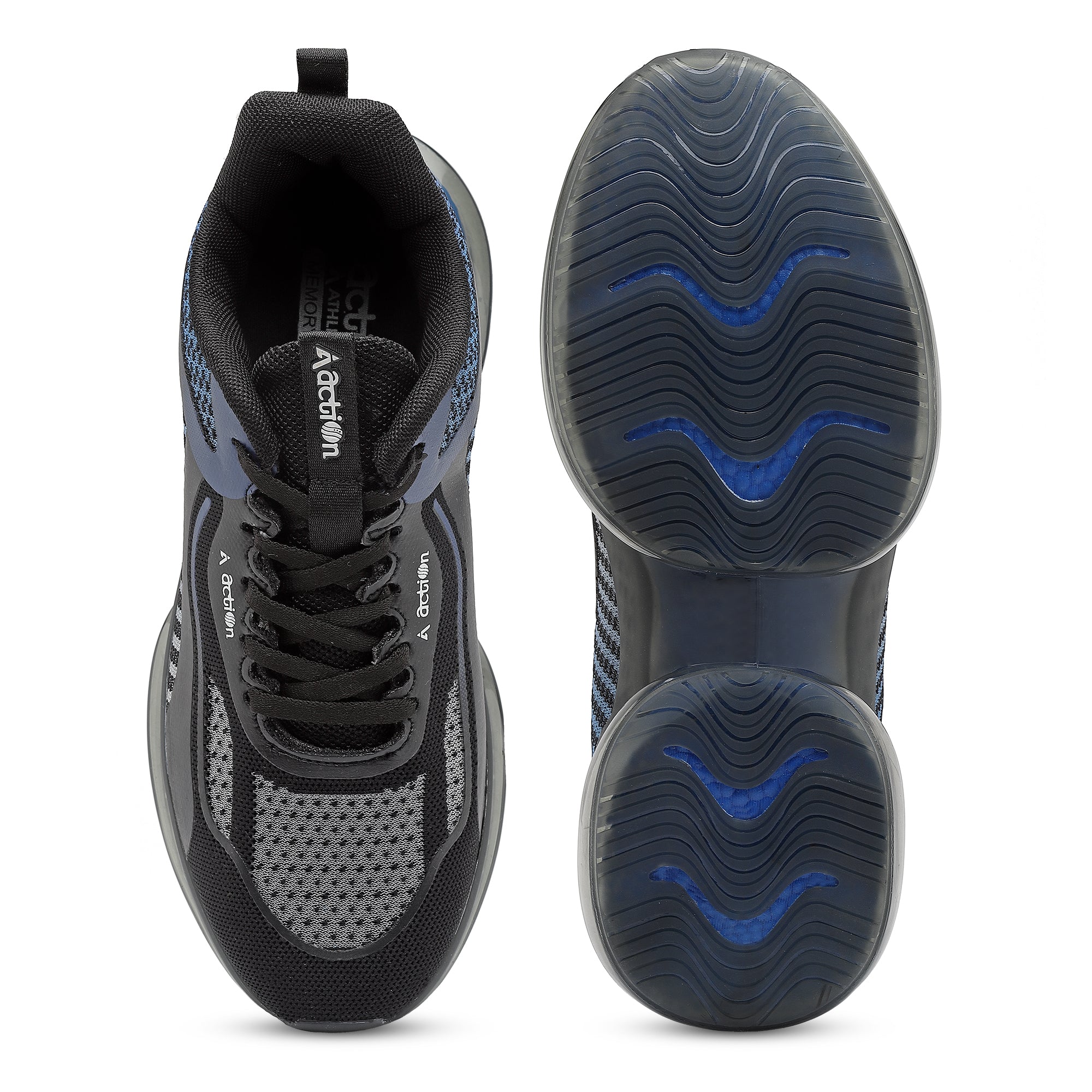 Action Athleo NITRO-102 Men's Lace-Up Sports Running Shoes