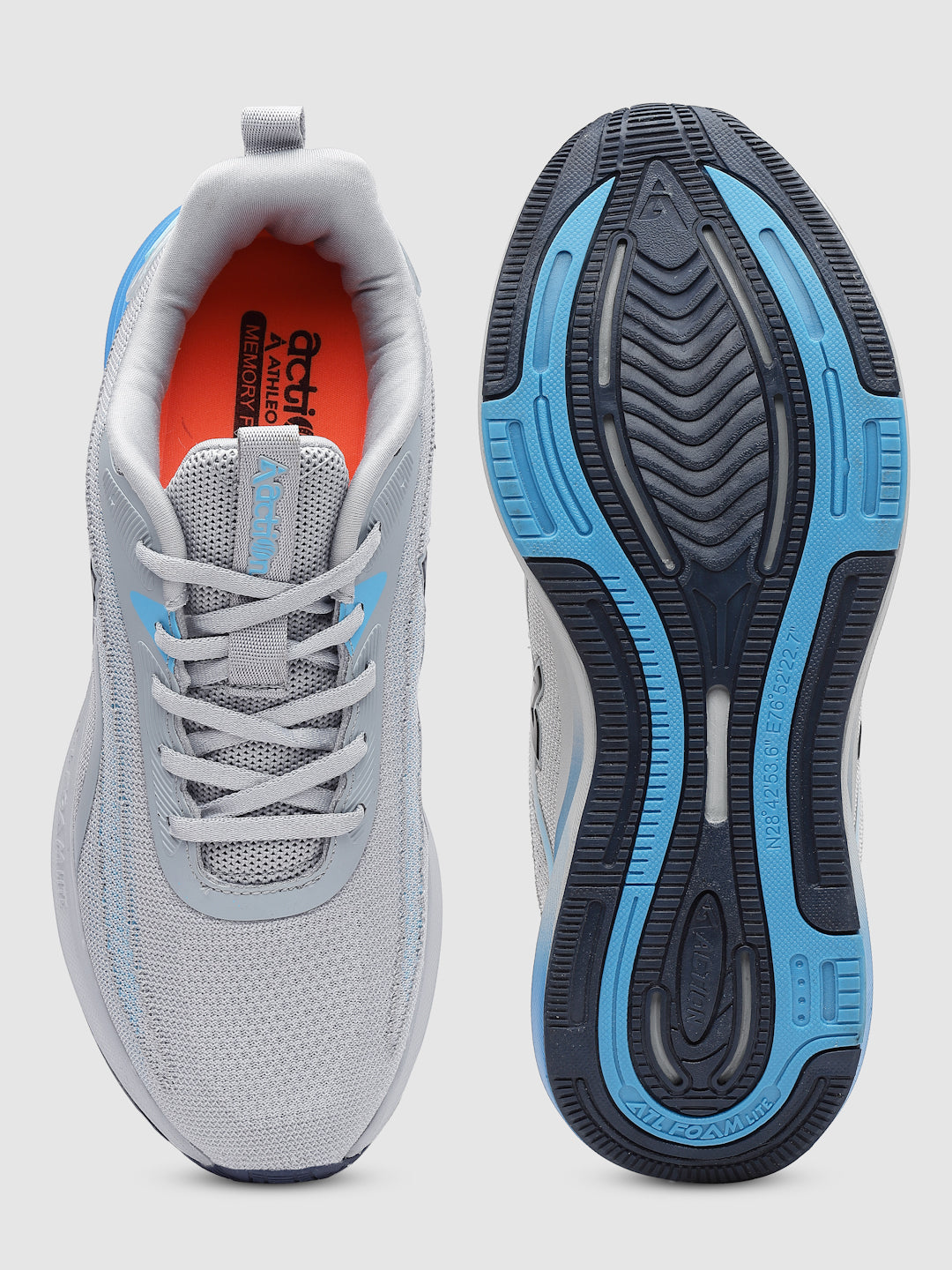 Action Athleo BULLET-101 Men's Lace-Up Sports Running Shoes