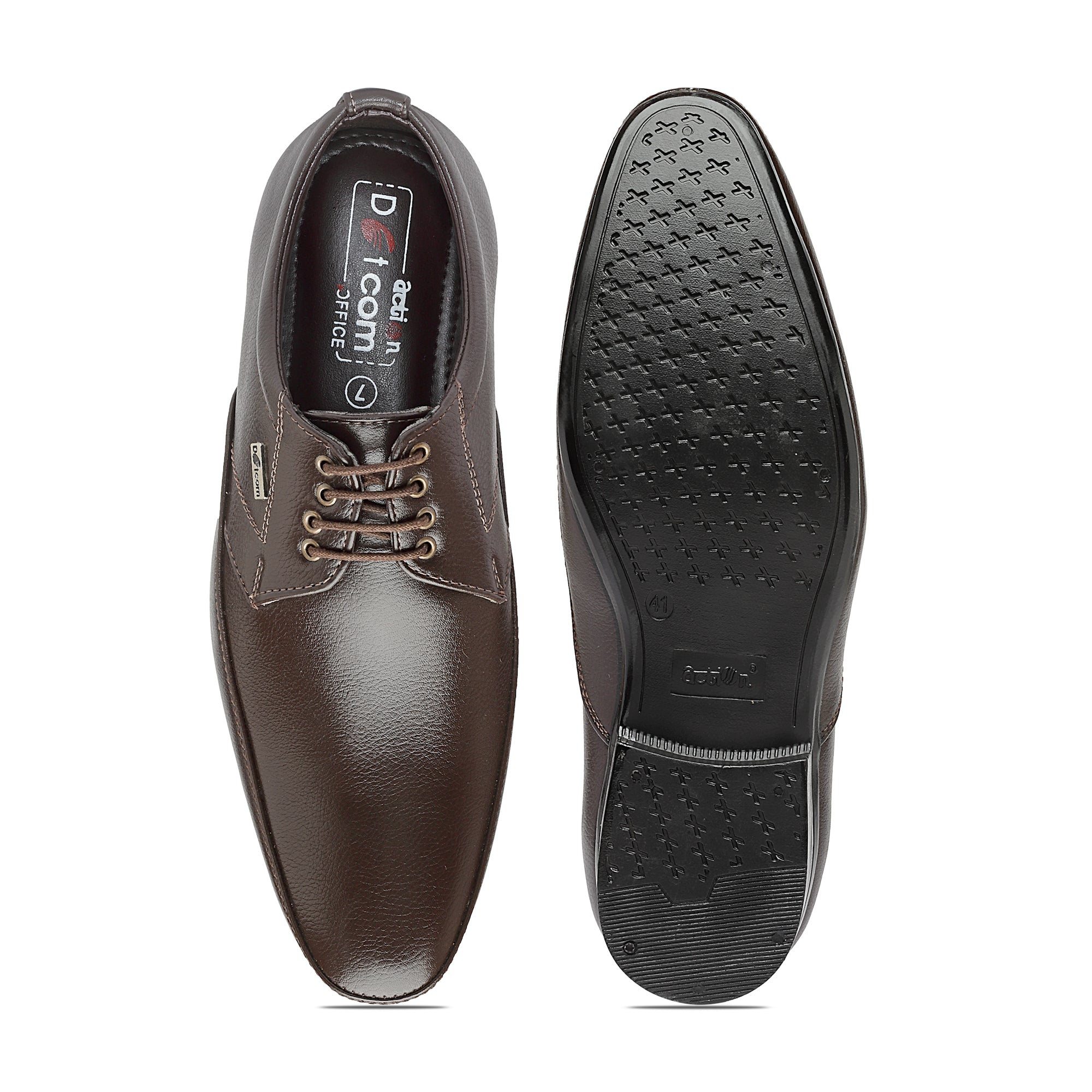 Action OFFICE-52 Men's Lace-Up Formal Derby