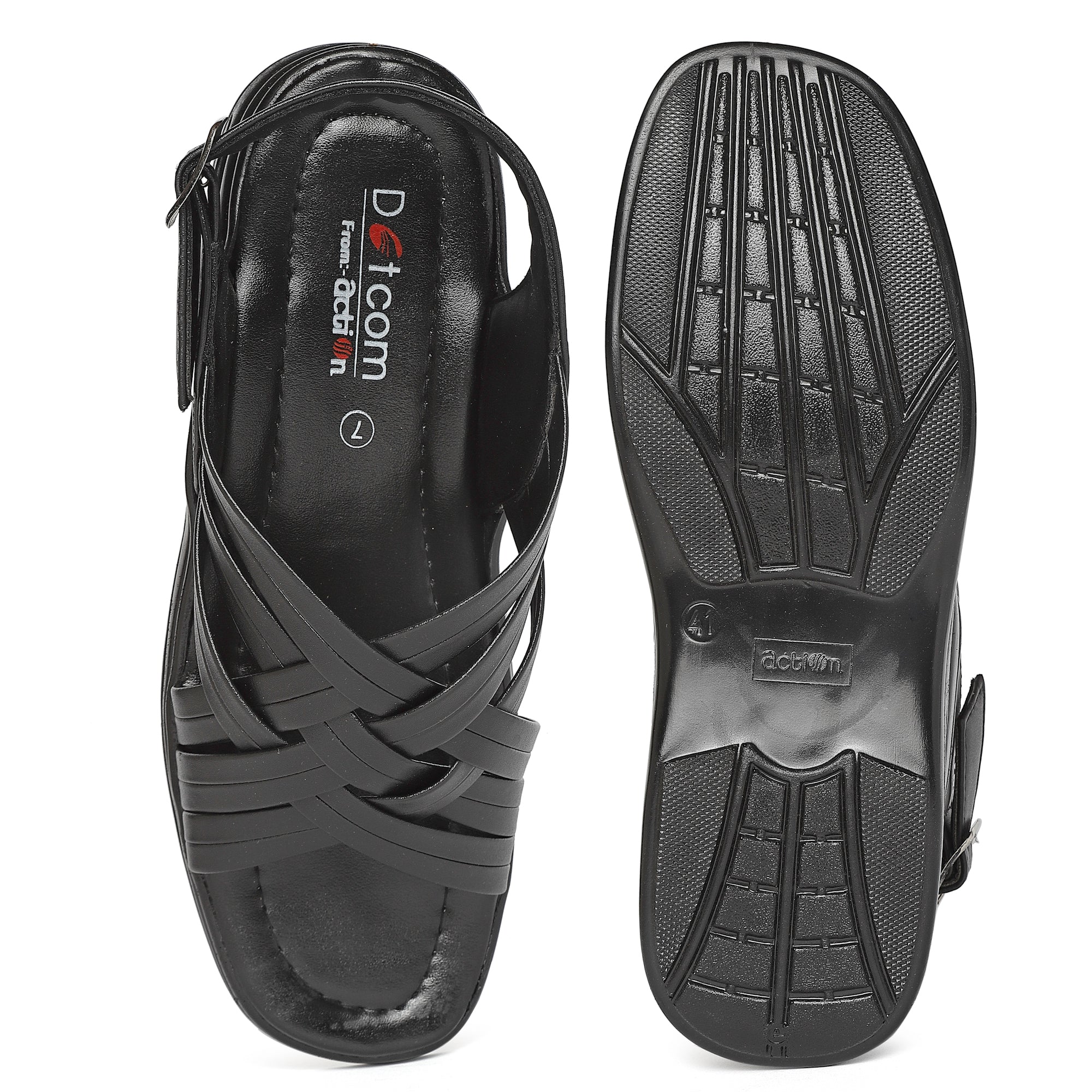 Action 3355 Men's Buckle Casual Sandal